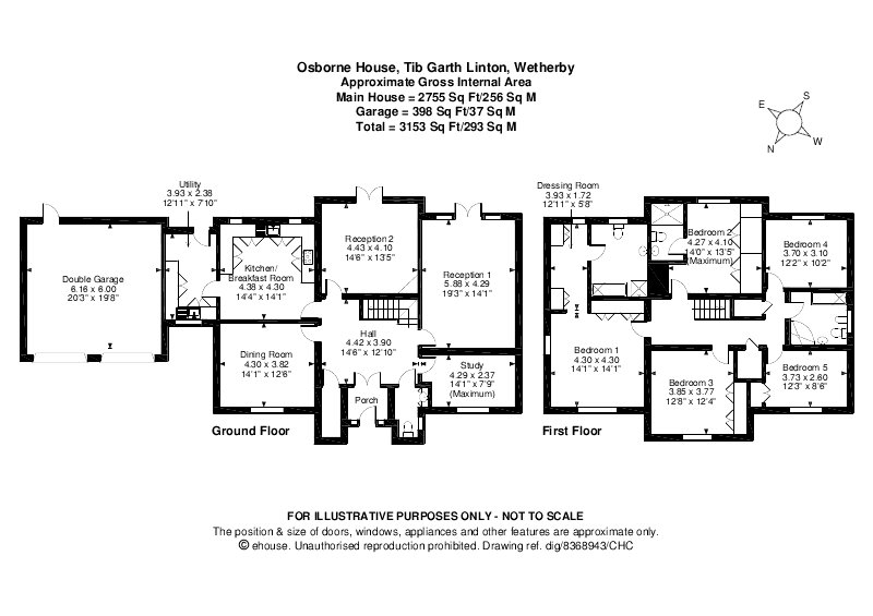 5 Bedrooms Detached house for sale in Osborne House, Tib Garth, Linton, Wetherby, West Yorkshire LS22