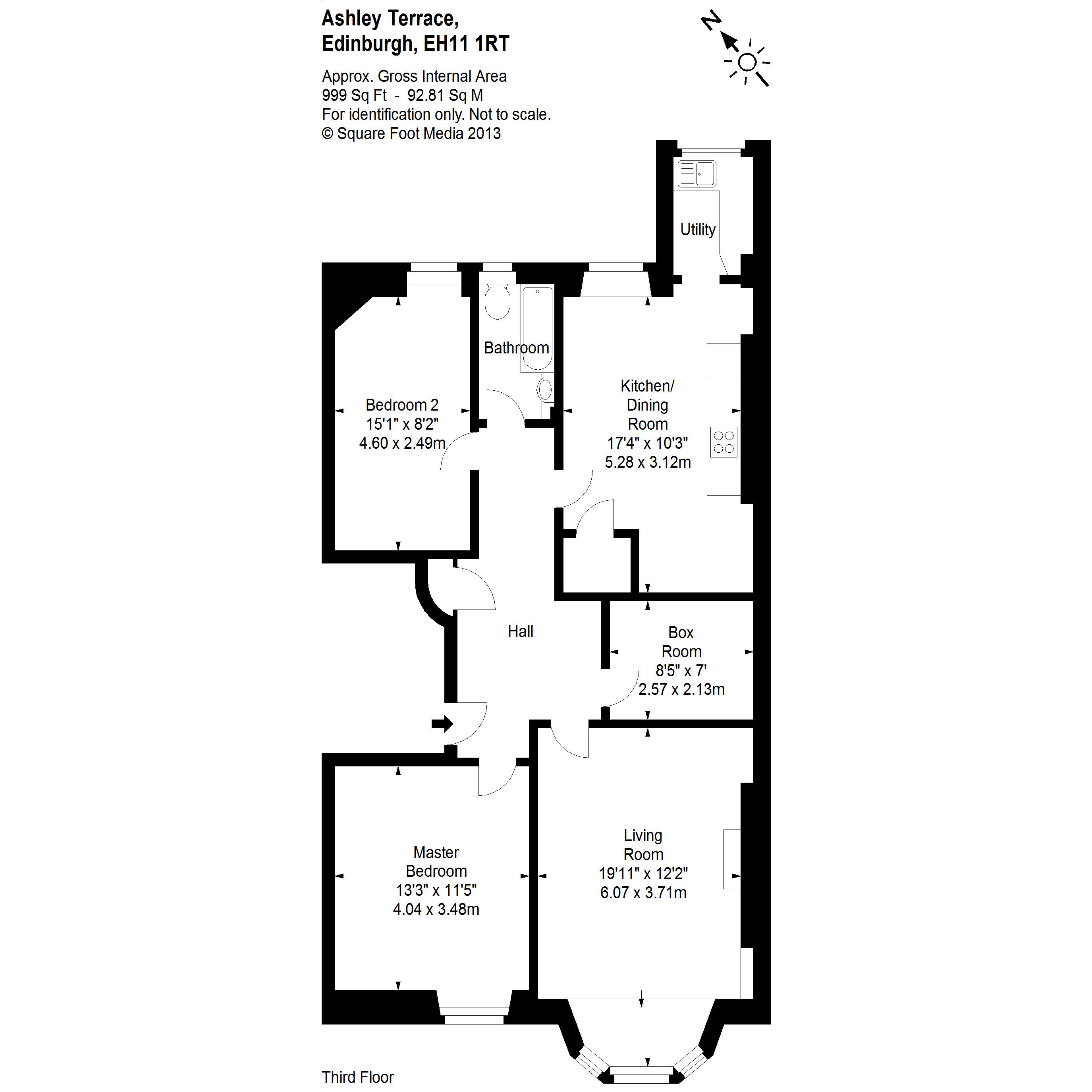 2 Bedrooms Flat for sale in 76/5 Ashley Terrace, Shandon, Edinburgh EH11