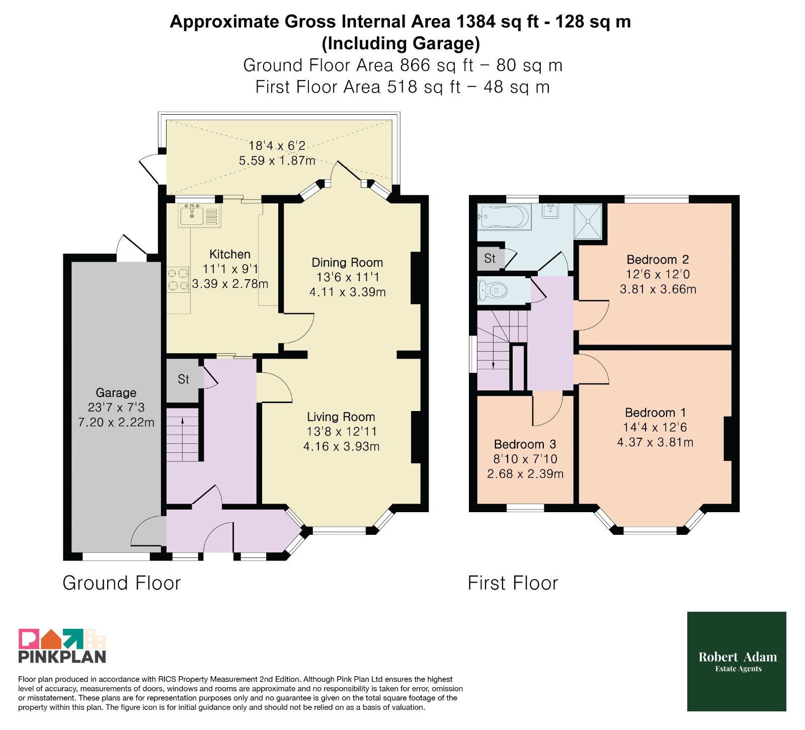 11, Sutherland Avenue, Cuffley floorplan