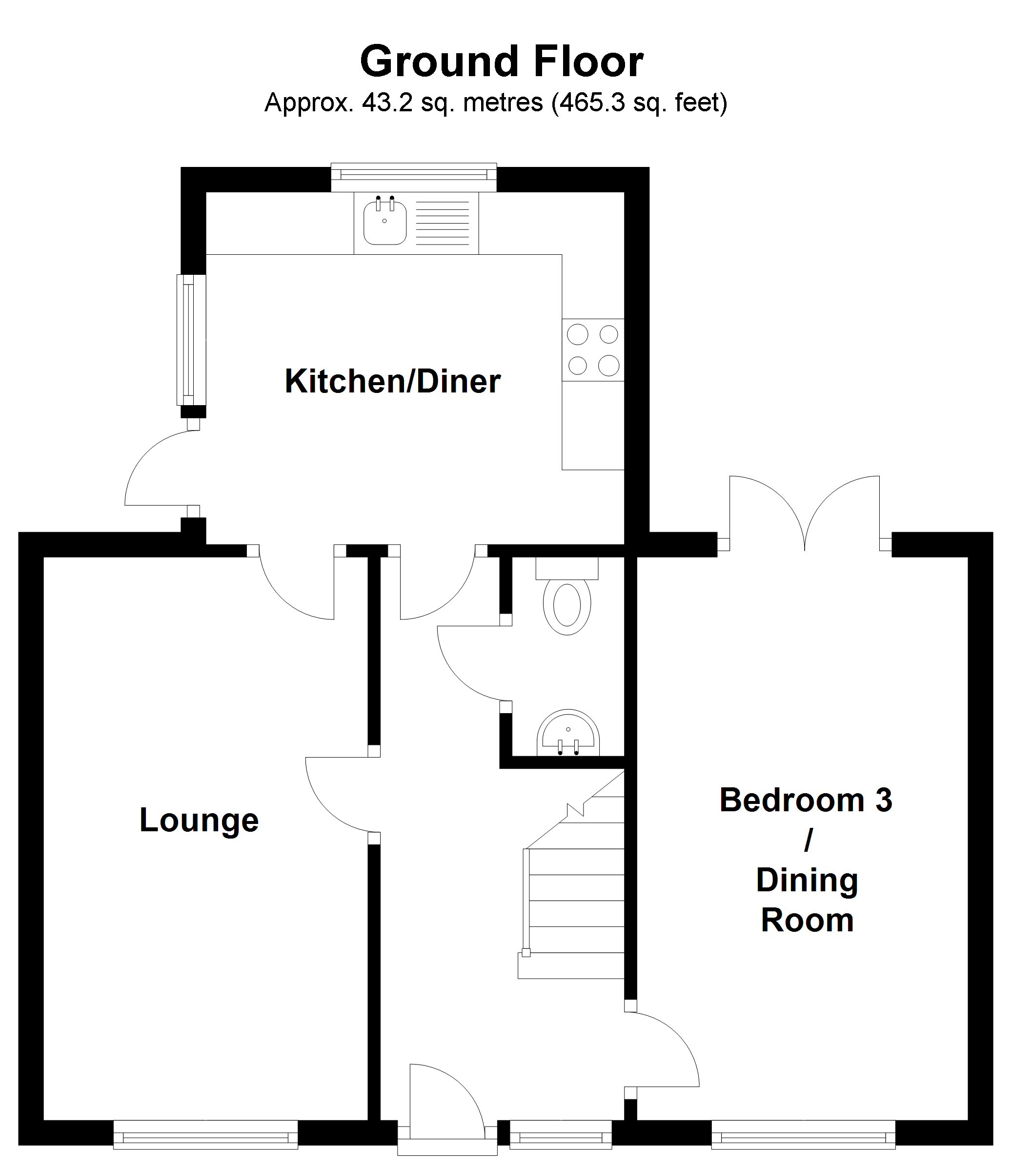 2 Bedrooms Detached house to rent in Chesterford Green, Basildon SS14