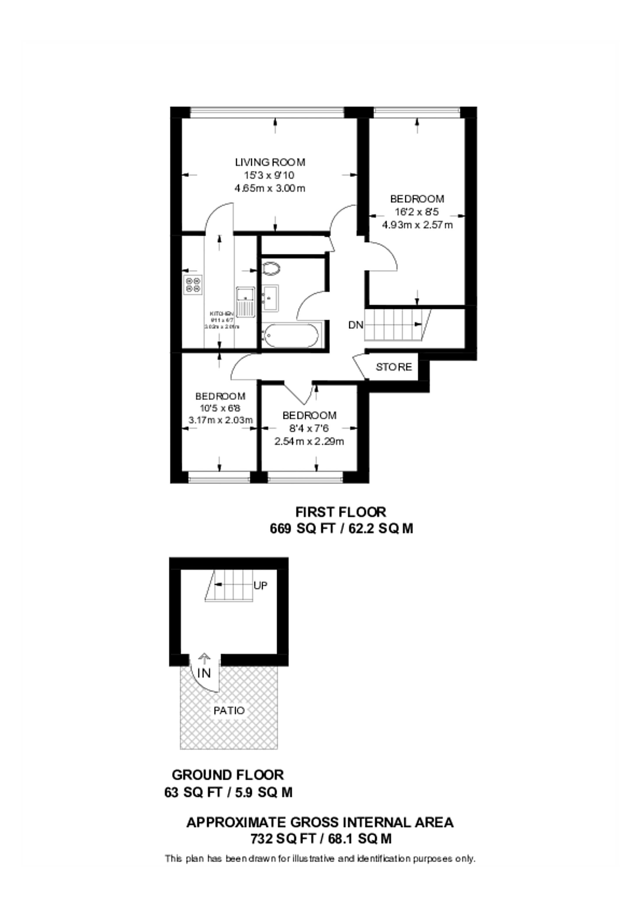 Dellafield, Pooles Park, Finsbury Park floorplan