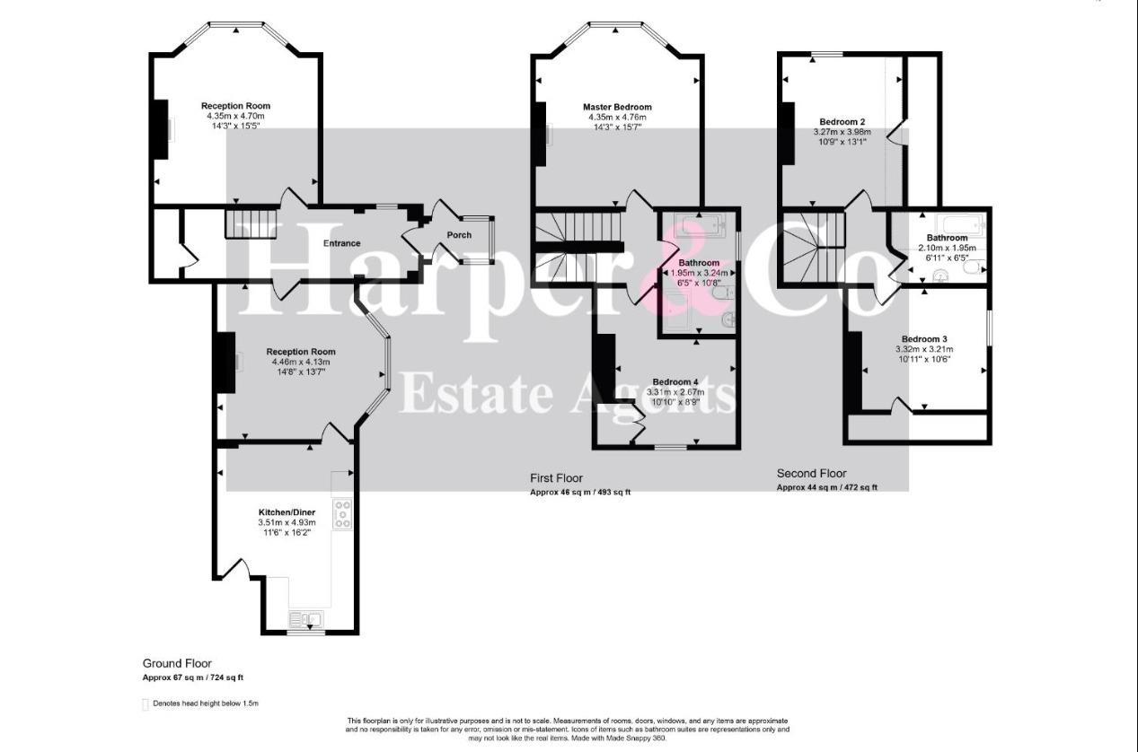 86, Oxbridge Lane, Stockton-On-Tees floorplan