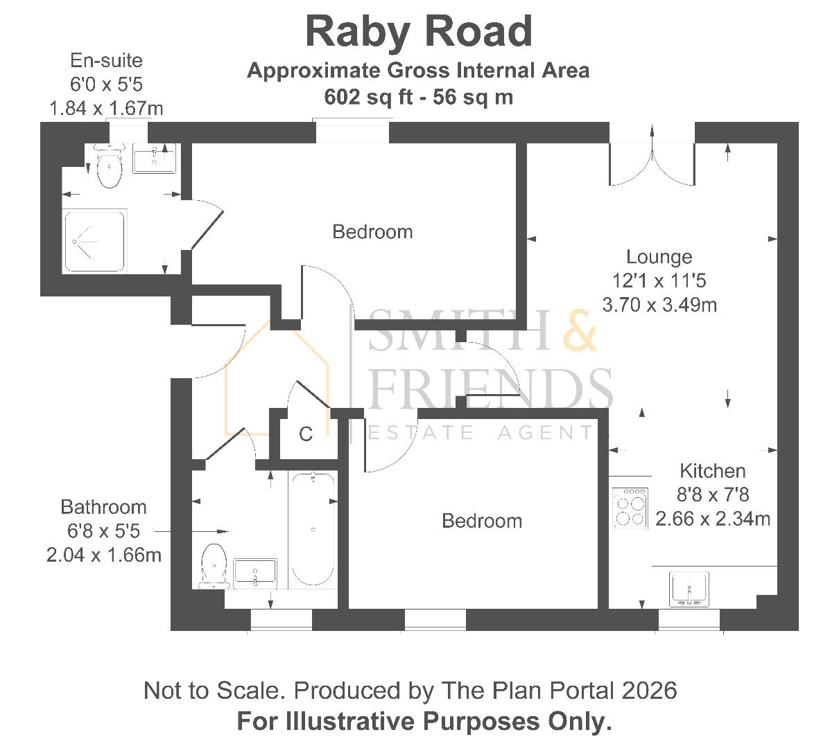 275, Raby Road, Hartlepool floorplan