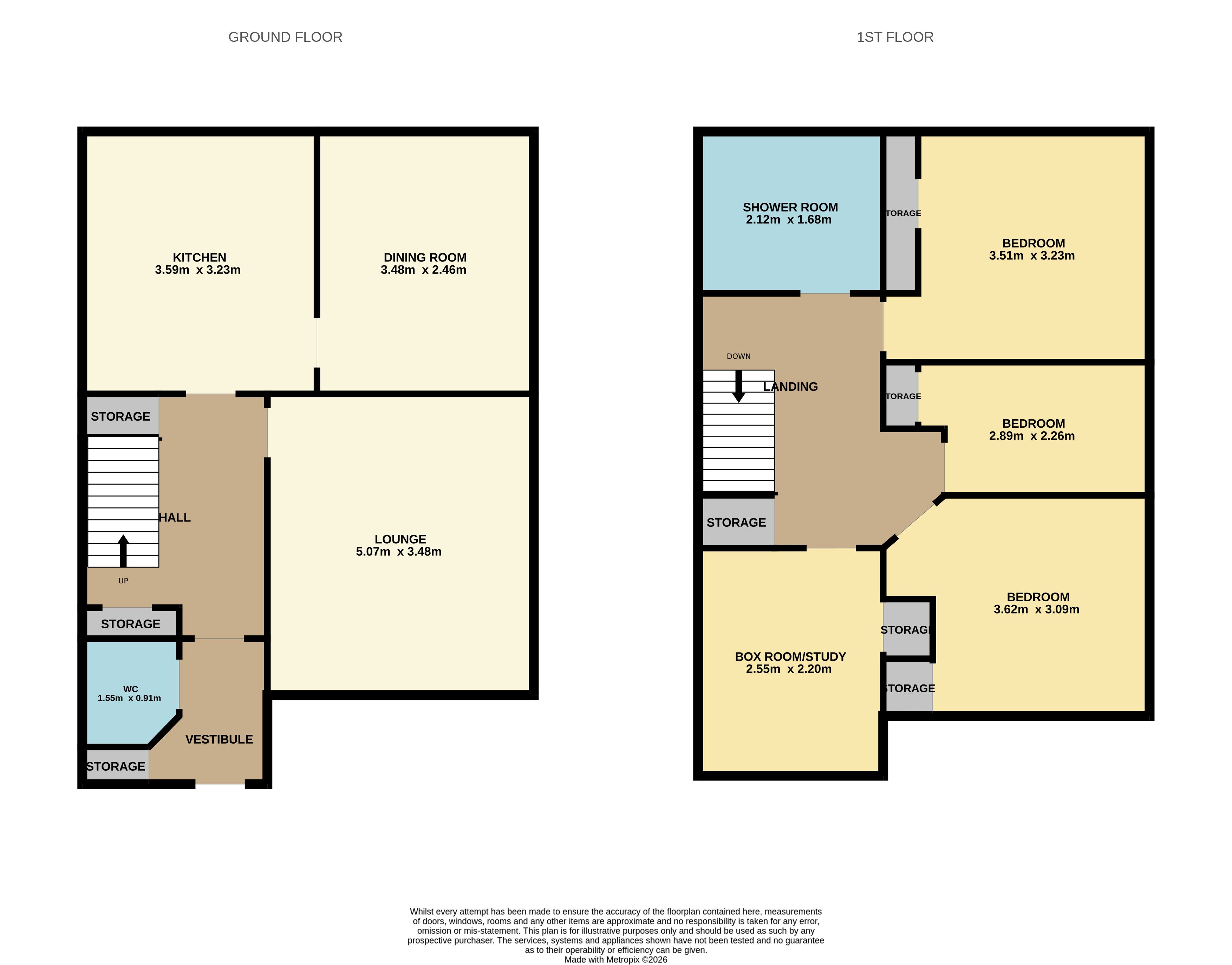 19, McGregors Walk, Arbroath floorplan