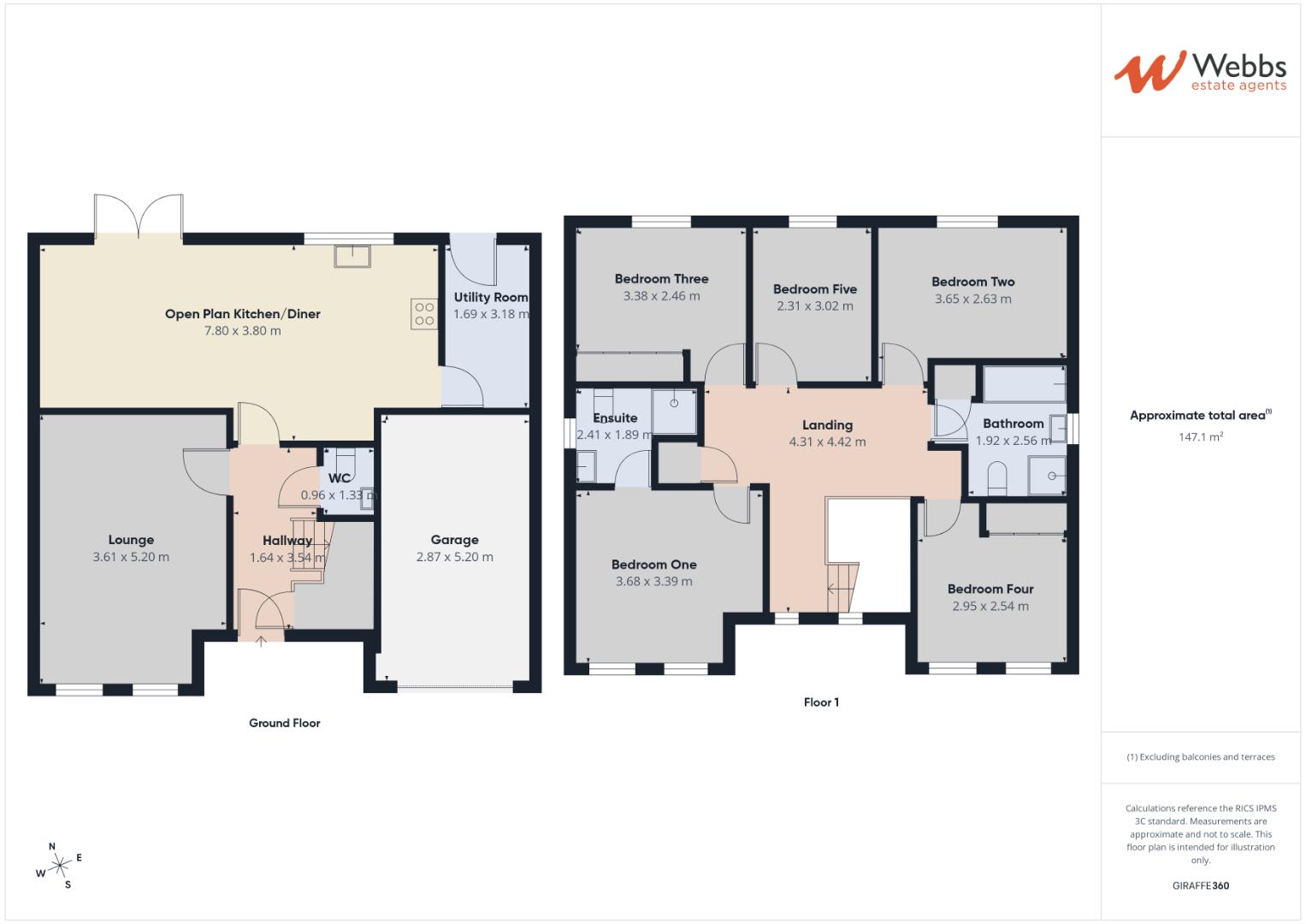1, Kinglet Way, Cannock floorplan