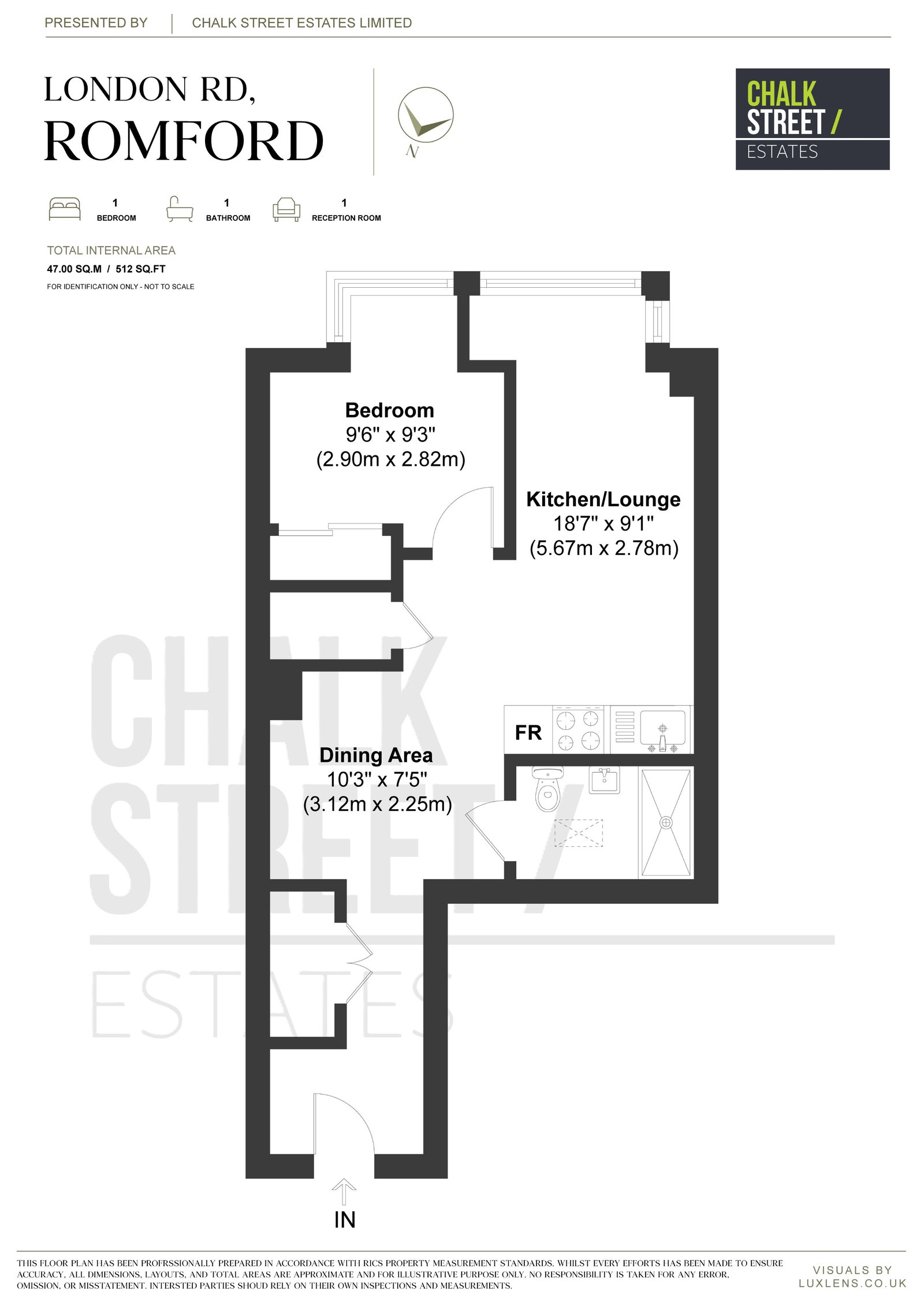Flat 31 Loam House, 77 London Road, Romford floorplan