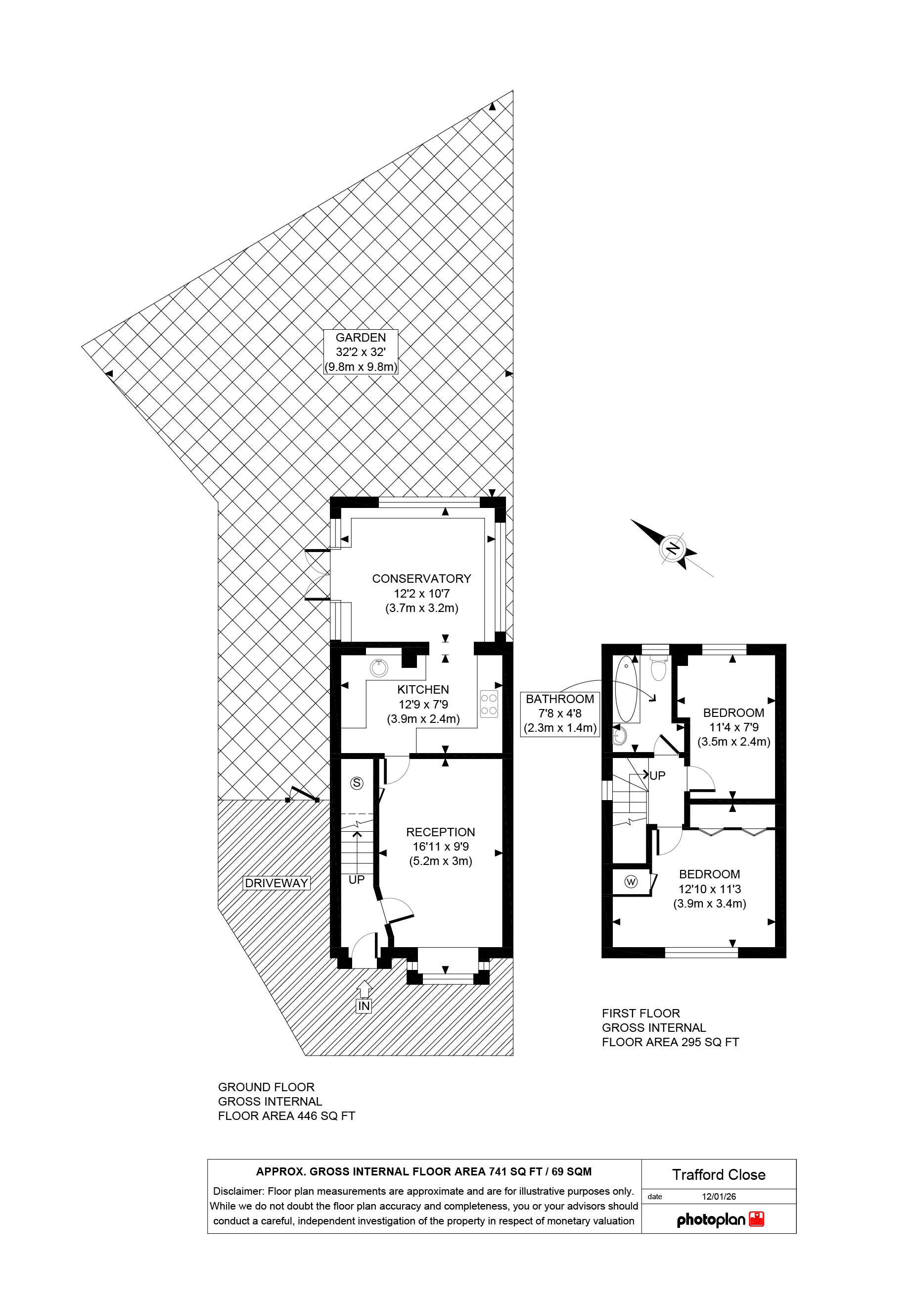 Trafford Close, Shenley floorplan