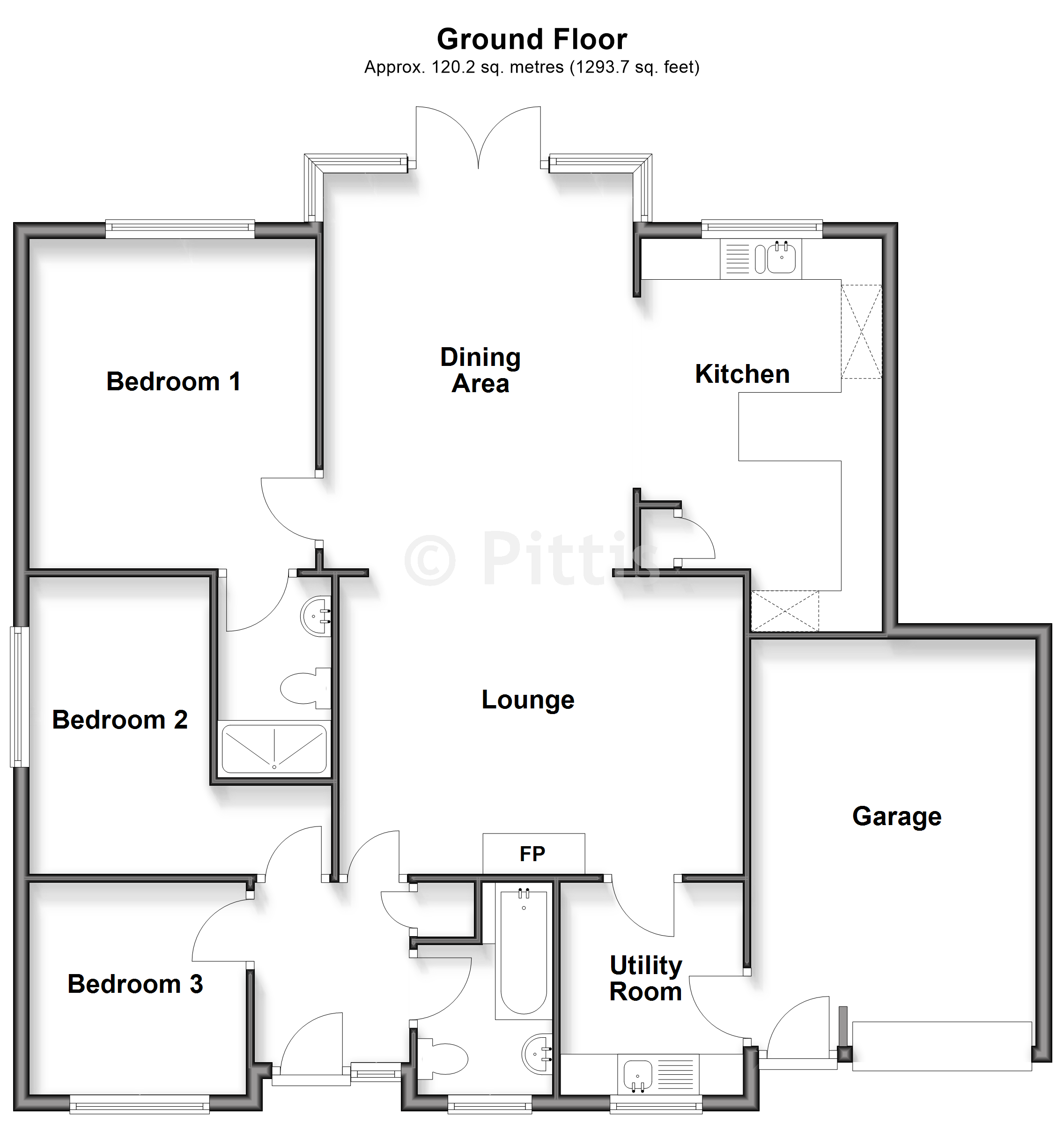 12, Yaverland Close, Sandown floorplan