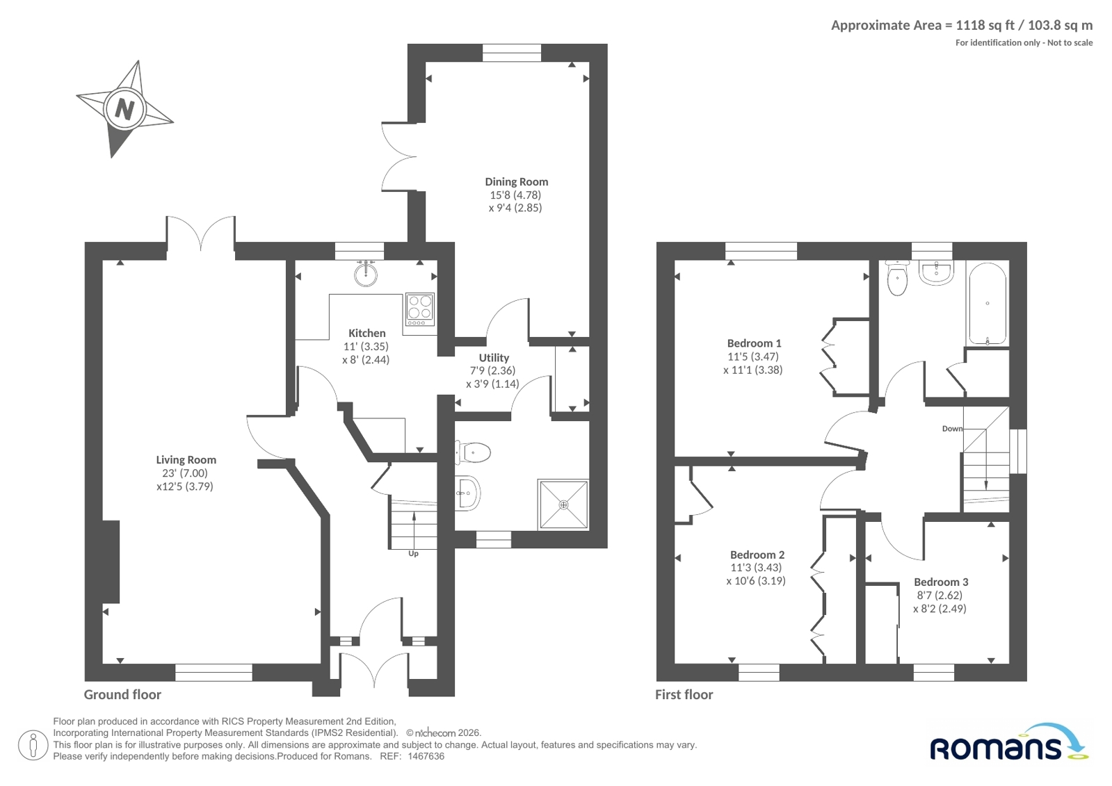 20, Cottesmore Road, Reading floorplan