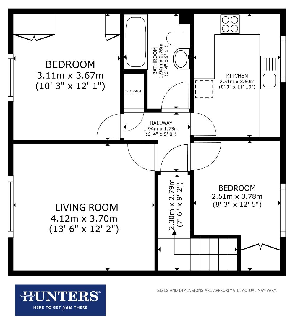 4, Glynwed Court, Skipton floorplan