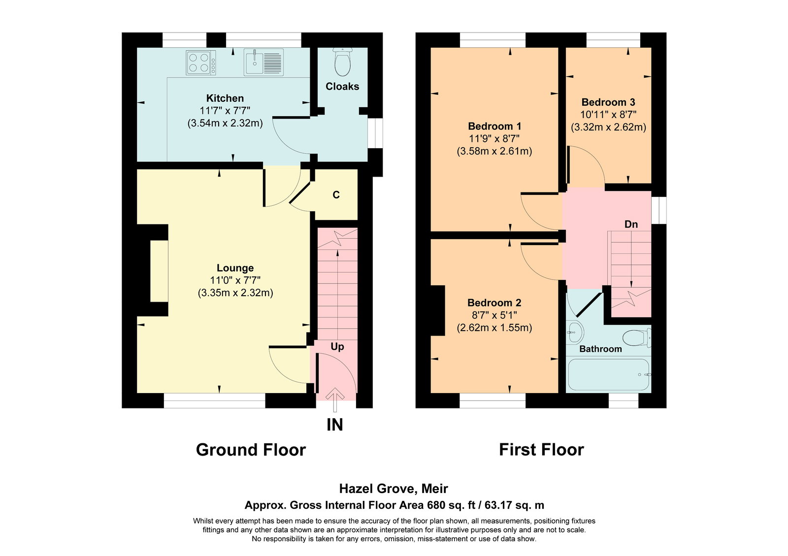 4, Hazel Grove, Stoke-on-Trent floorplan