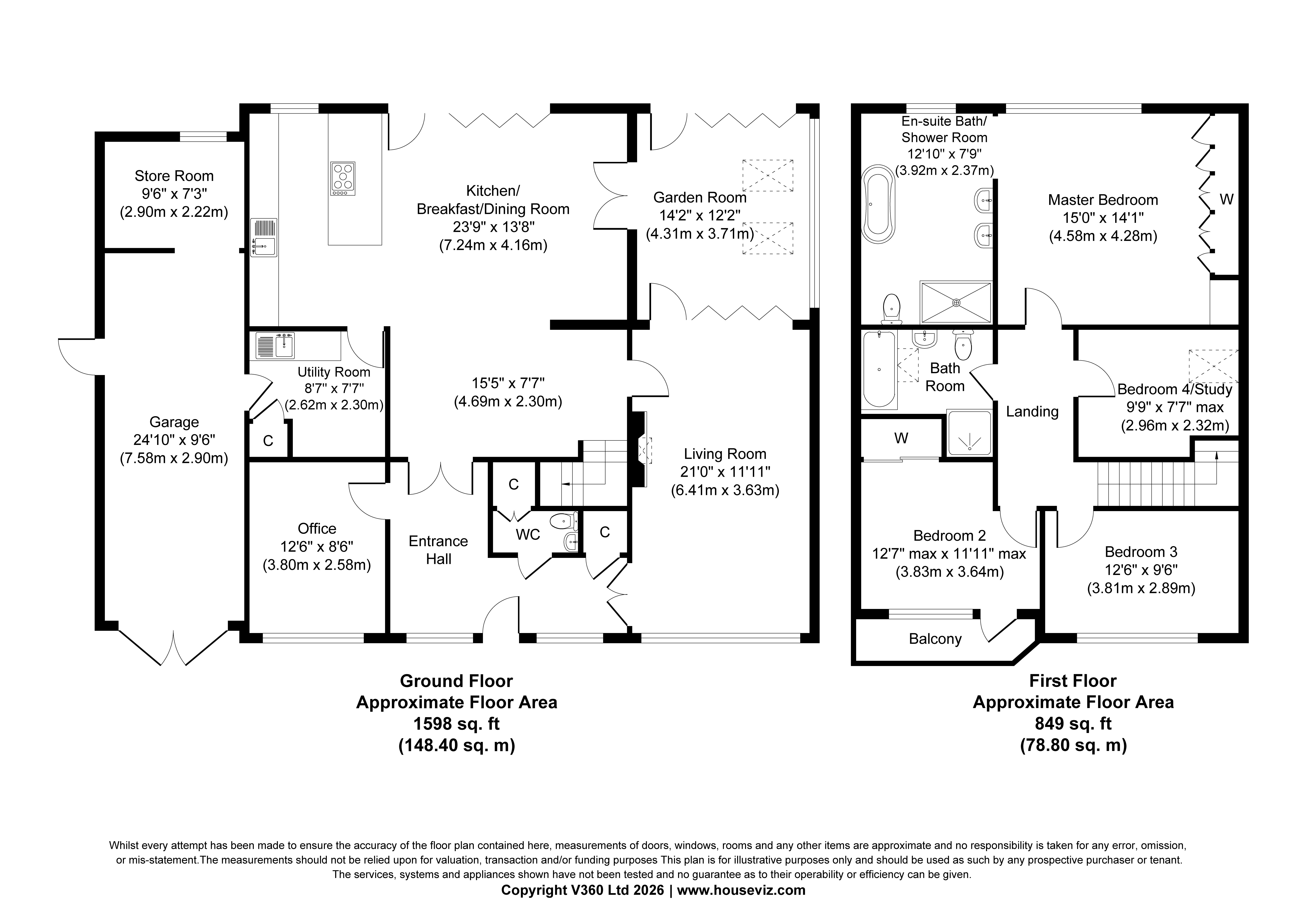 Moonrakers, Sudbury floorplan