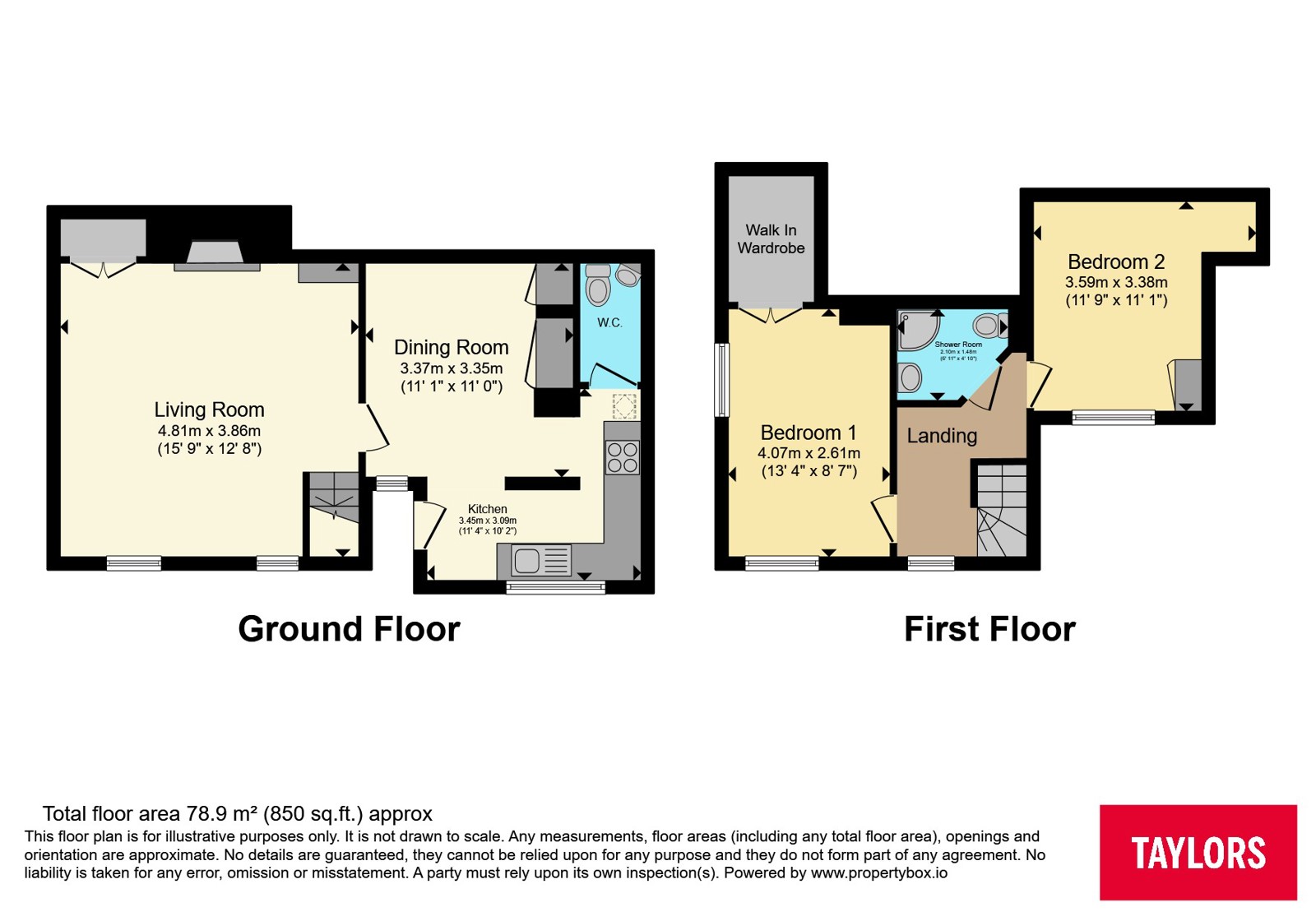 71, Bondend Road, Gloucester floorplan