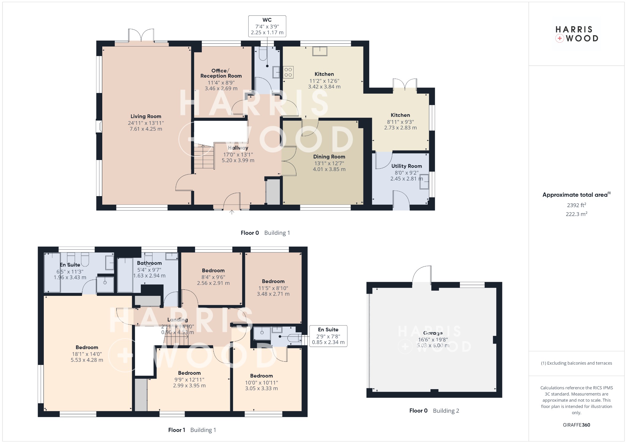22 Les Bois, High Road, Colchester floorplan