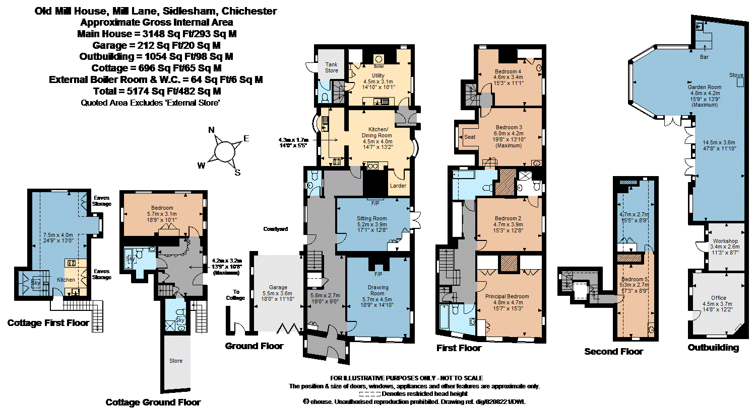 The Old Mill House,, Mill Lane, Chichester floorplan