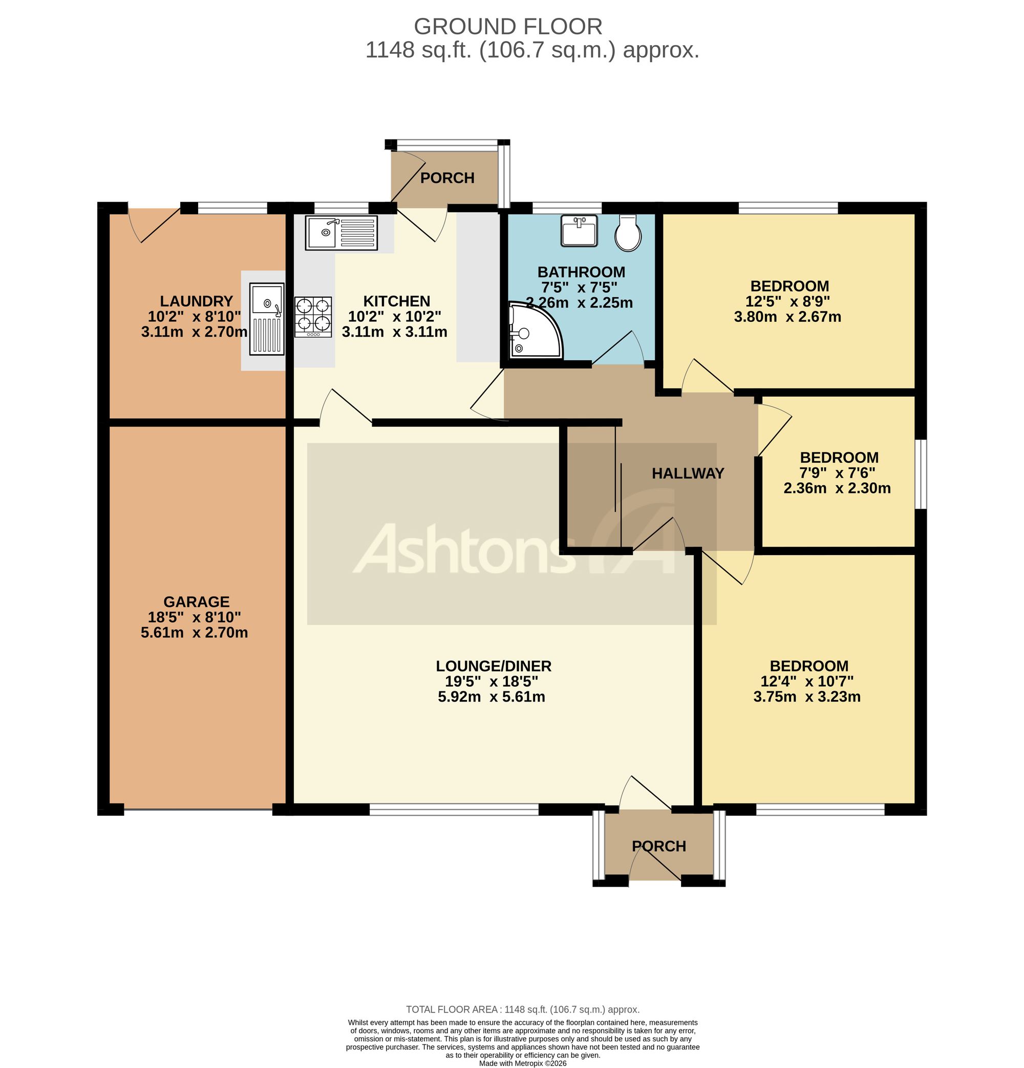 31 Fairholme Avenue, Wigan floorplan