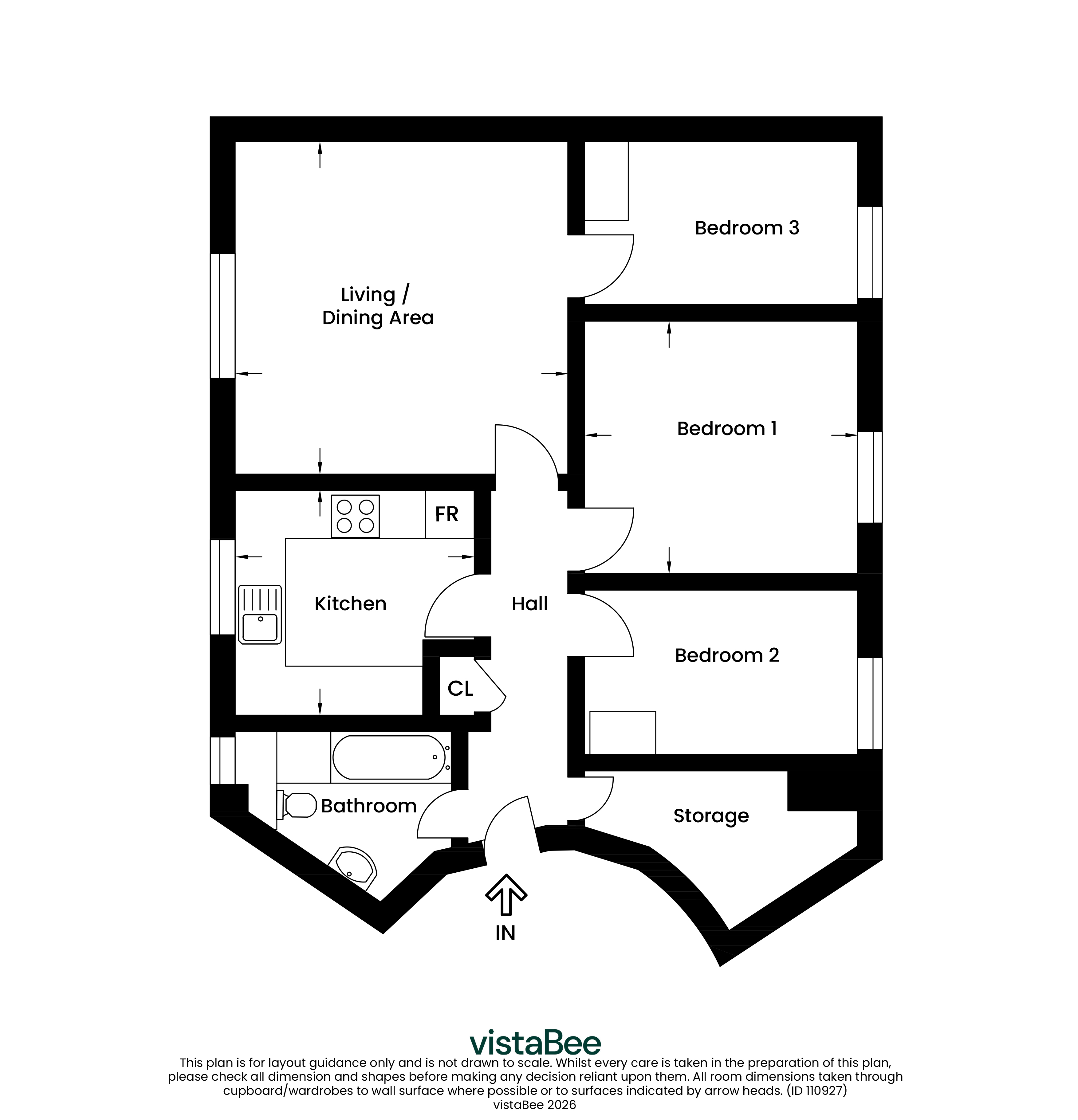17E,, Tarbolton Road, Glasgow floorplan