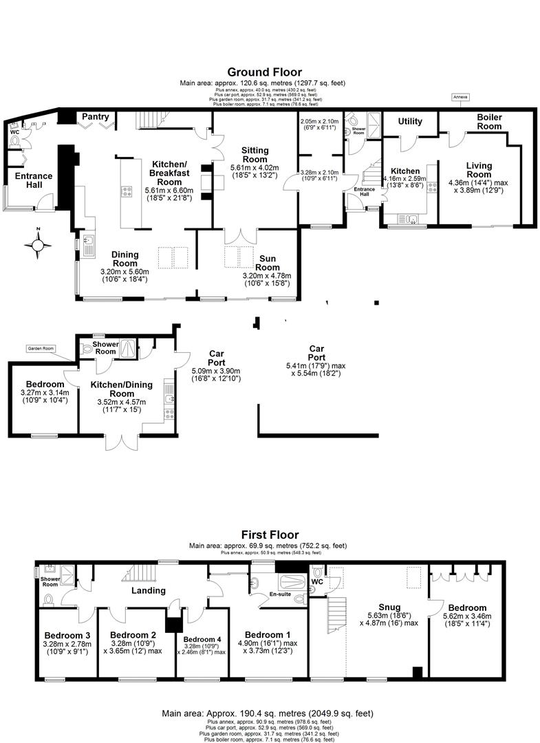 Higher Barn, Stokeinteignhead floorplan