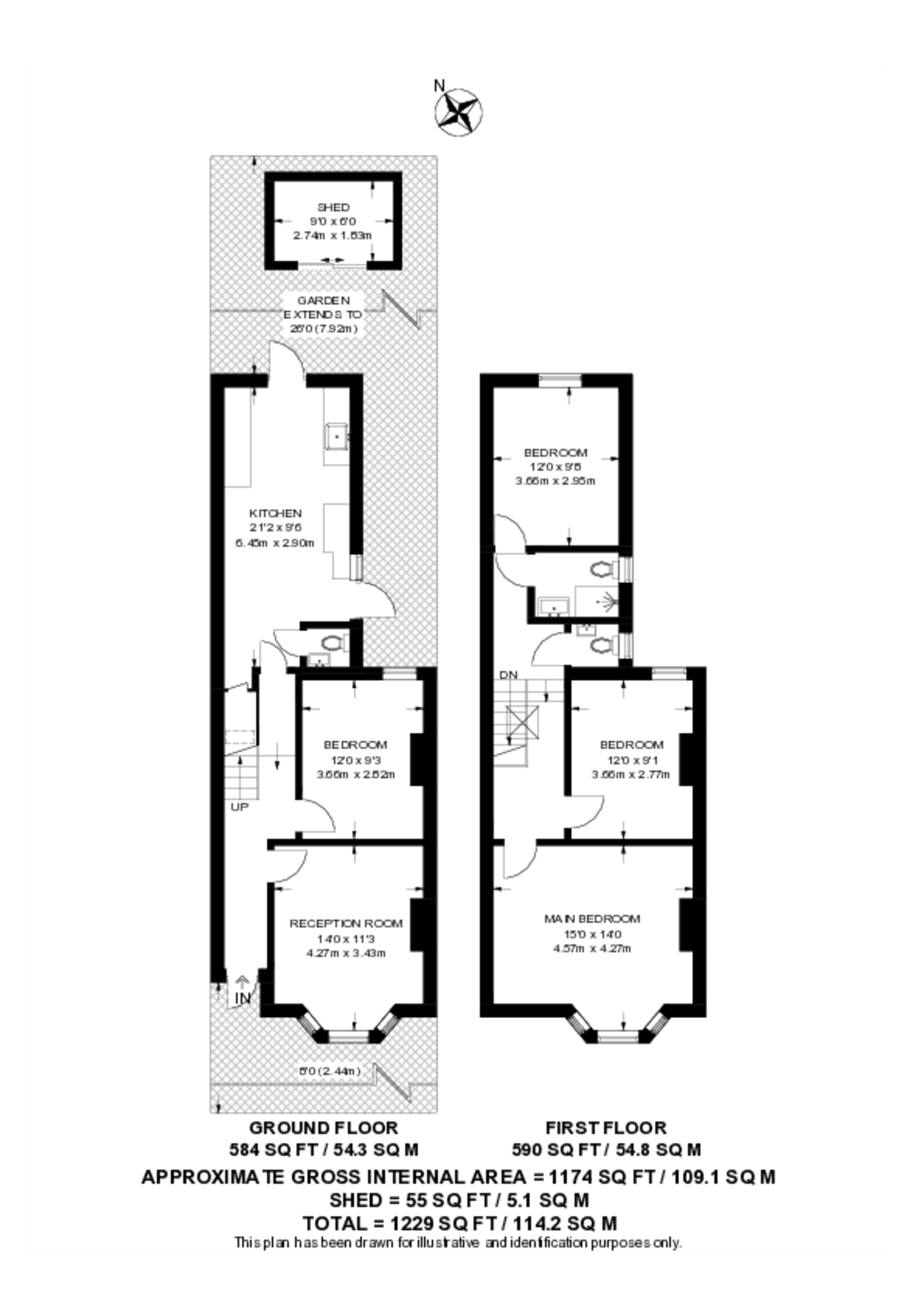 Charlton Road, NW10, Willesden floorplan