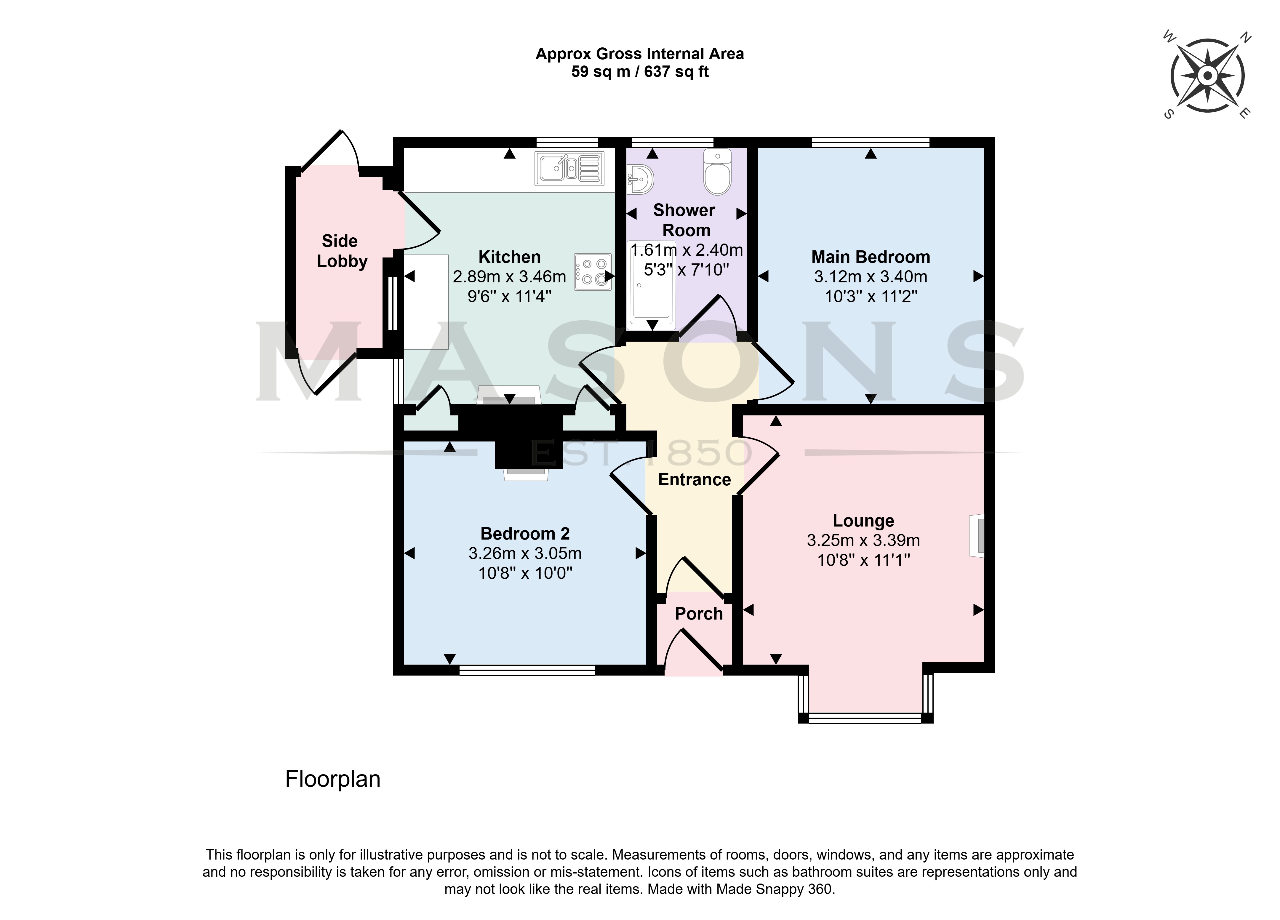 31, Eastfield Road, Louth floorplan