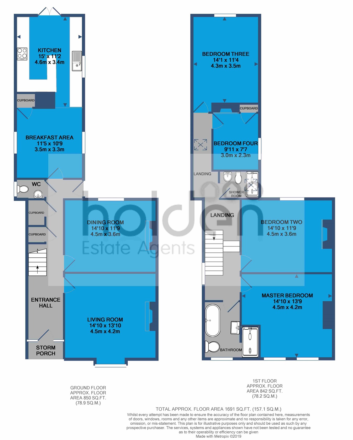 4 Bedrooms Semi-detached house for sale in London Road, Maldon CM9