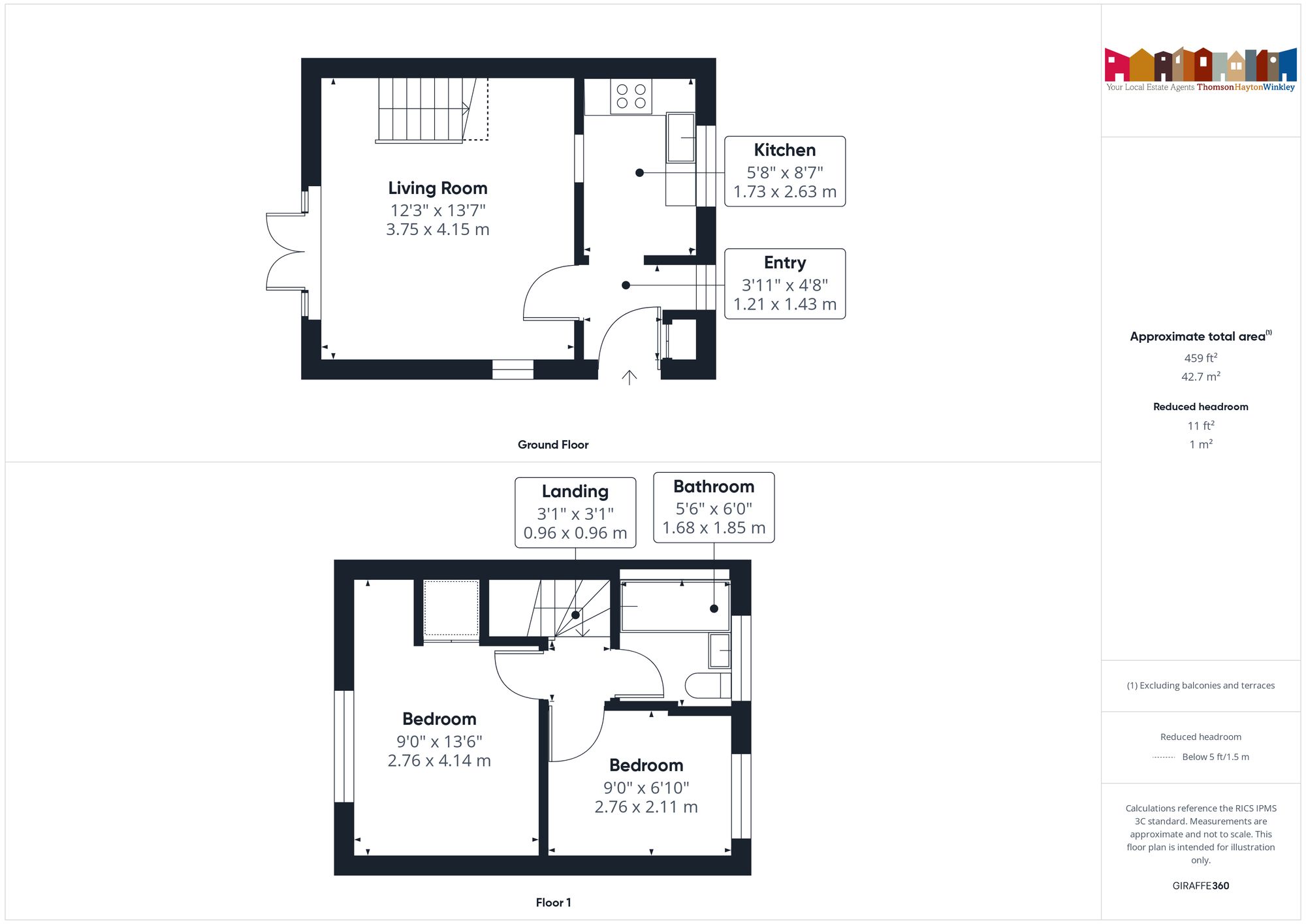 1 St. Oswalds View, Kendal floorplan