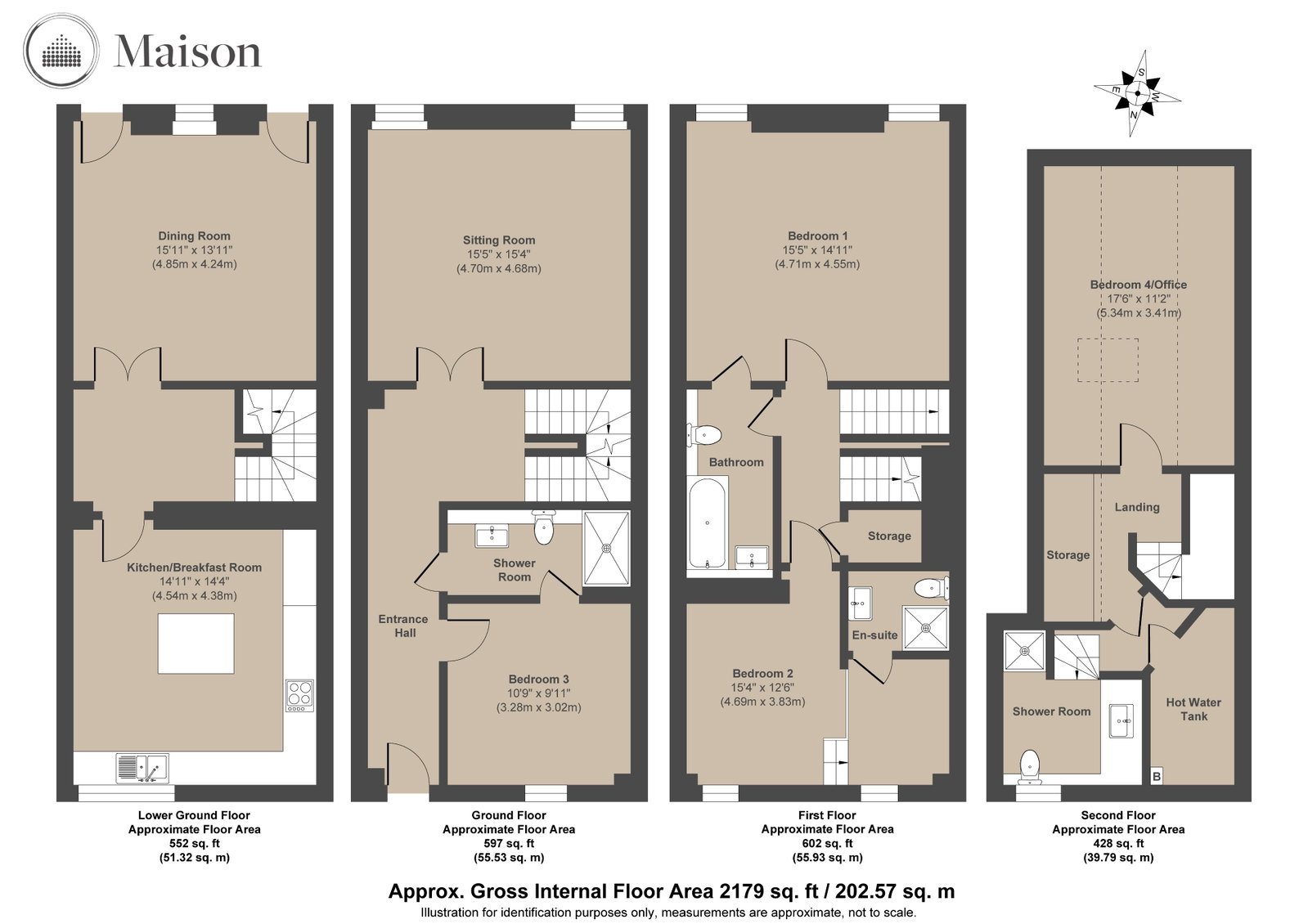 4 The Cleves, Church Lane, Sevenoaks floorplan