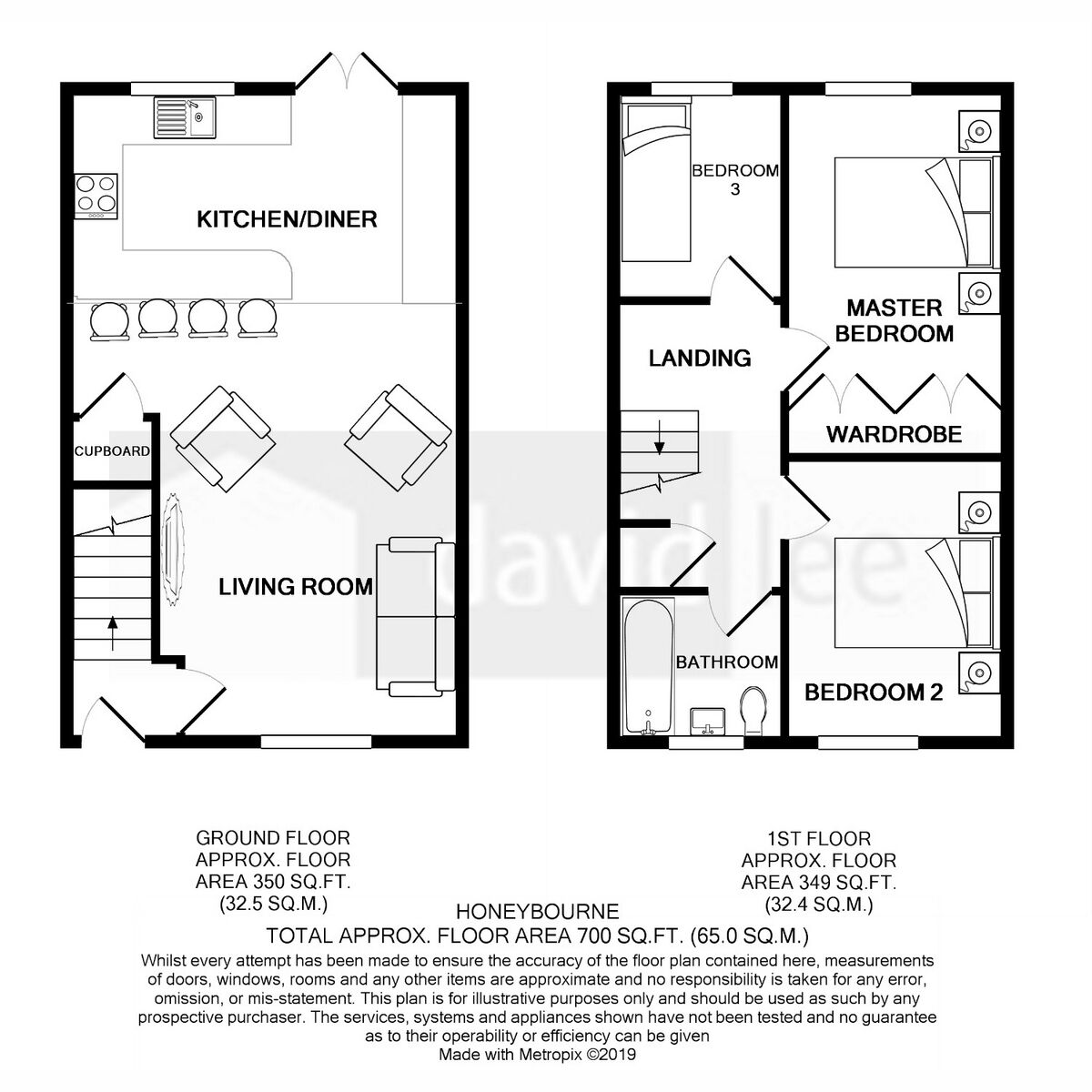 42, Honeybourne, Bishop's Stortford floorplan