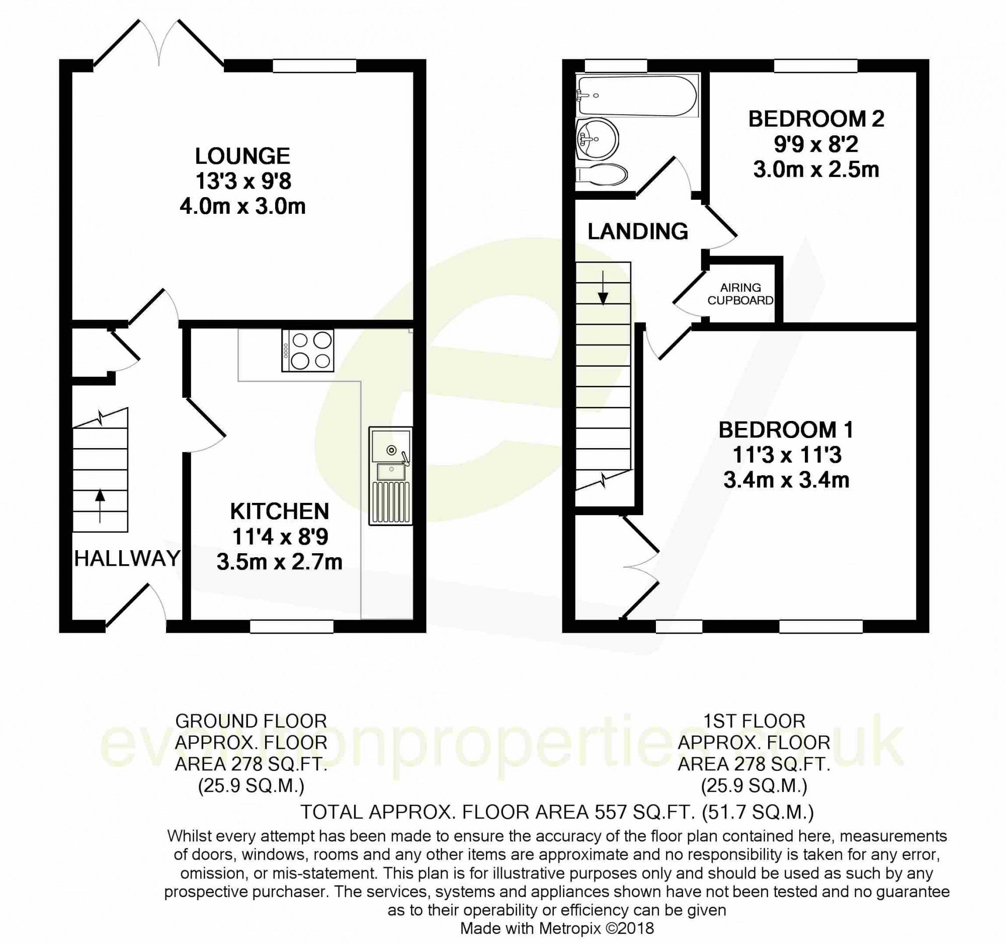 2 Bedrooms Terraced house to rent in Wood Lane, Ashford, Kent TN23