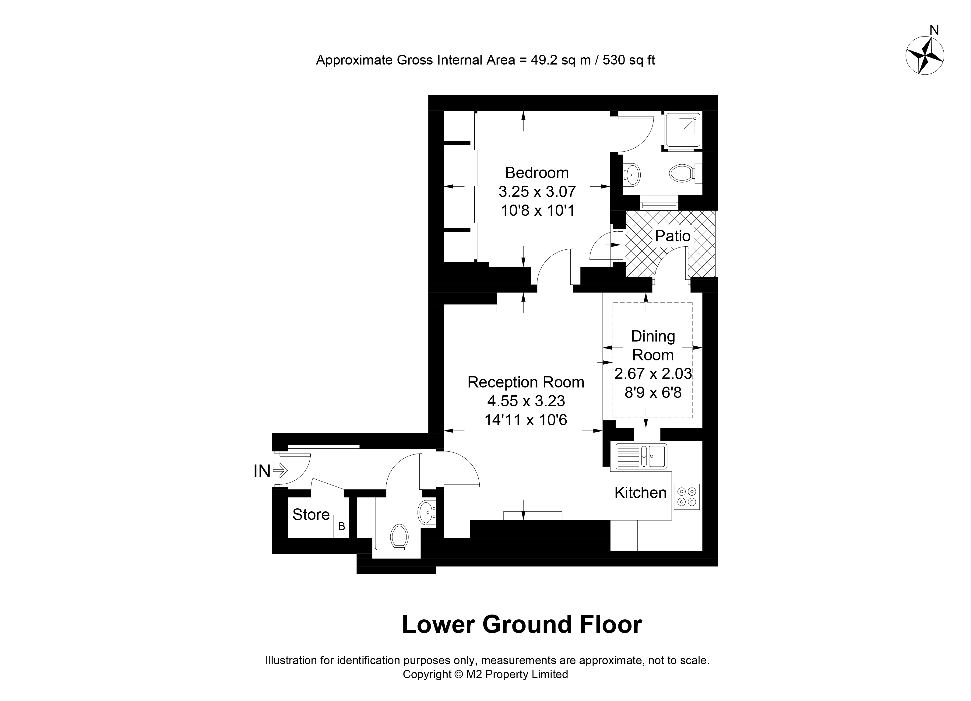 Flat F, 30 Queens Gate Gardens, South Kensington, London floorplan