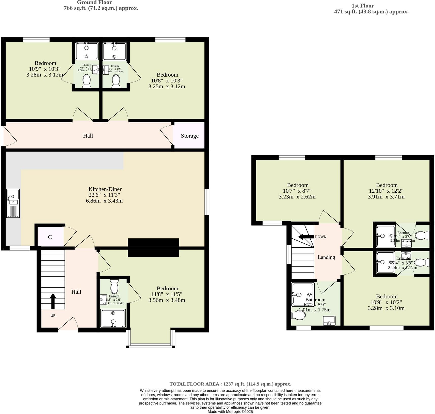74, Newmarket Road, Norfolk floorplan