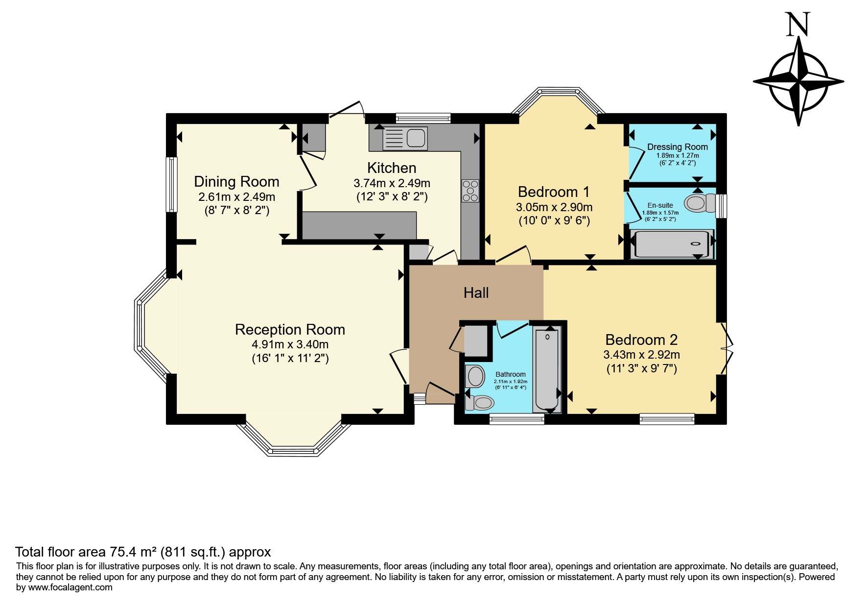 9 Birchwood Park, Southwell Road East, Mansfield floorplan