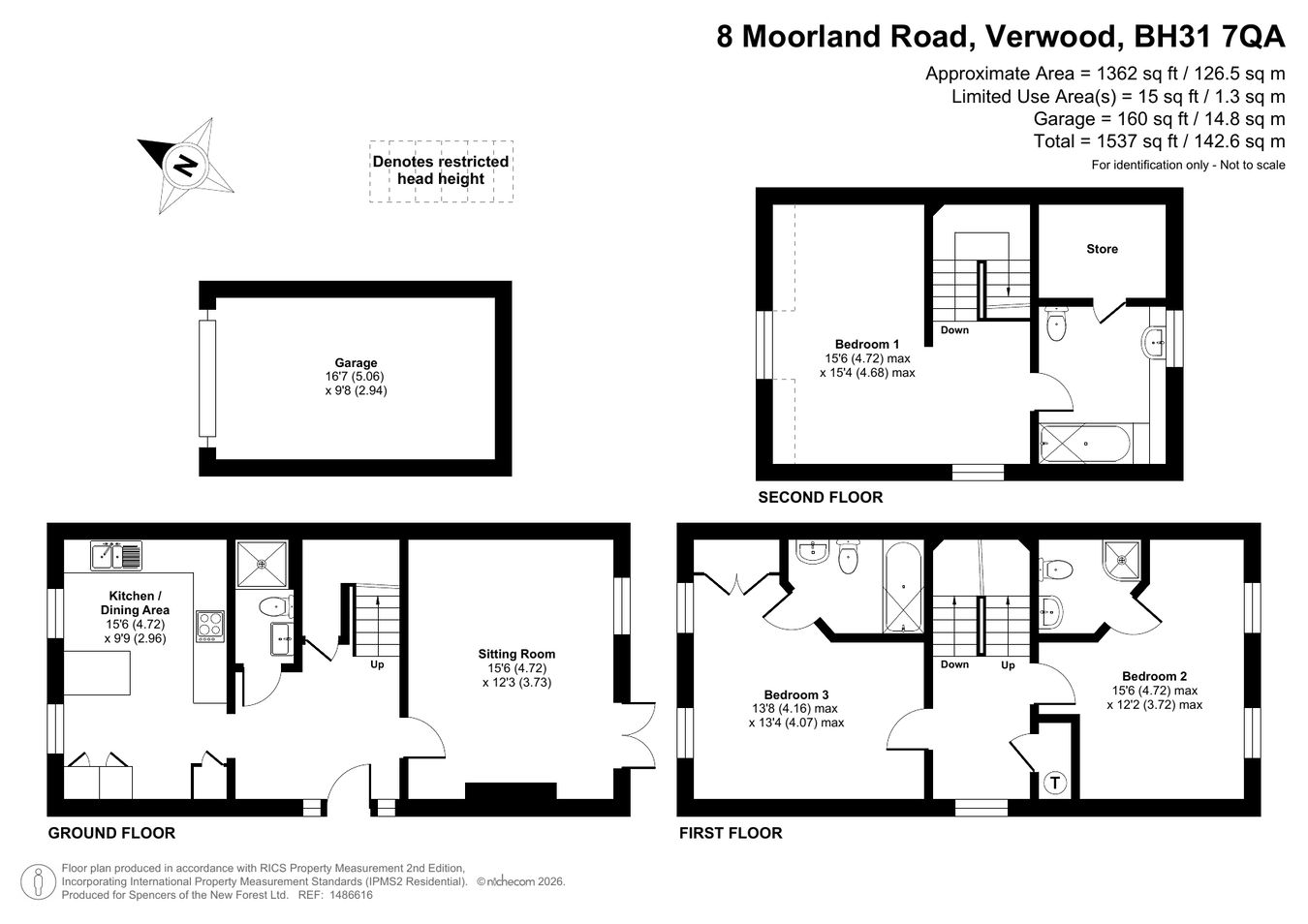 8, Moorlands Road, Verwood floorplan