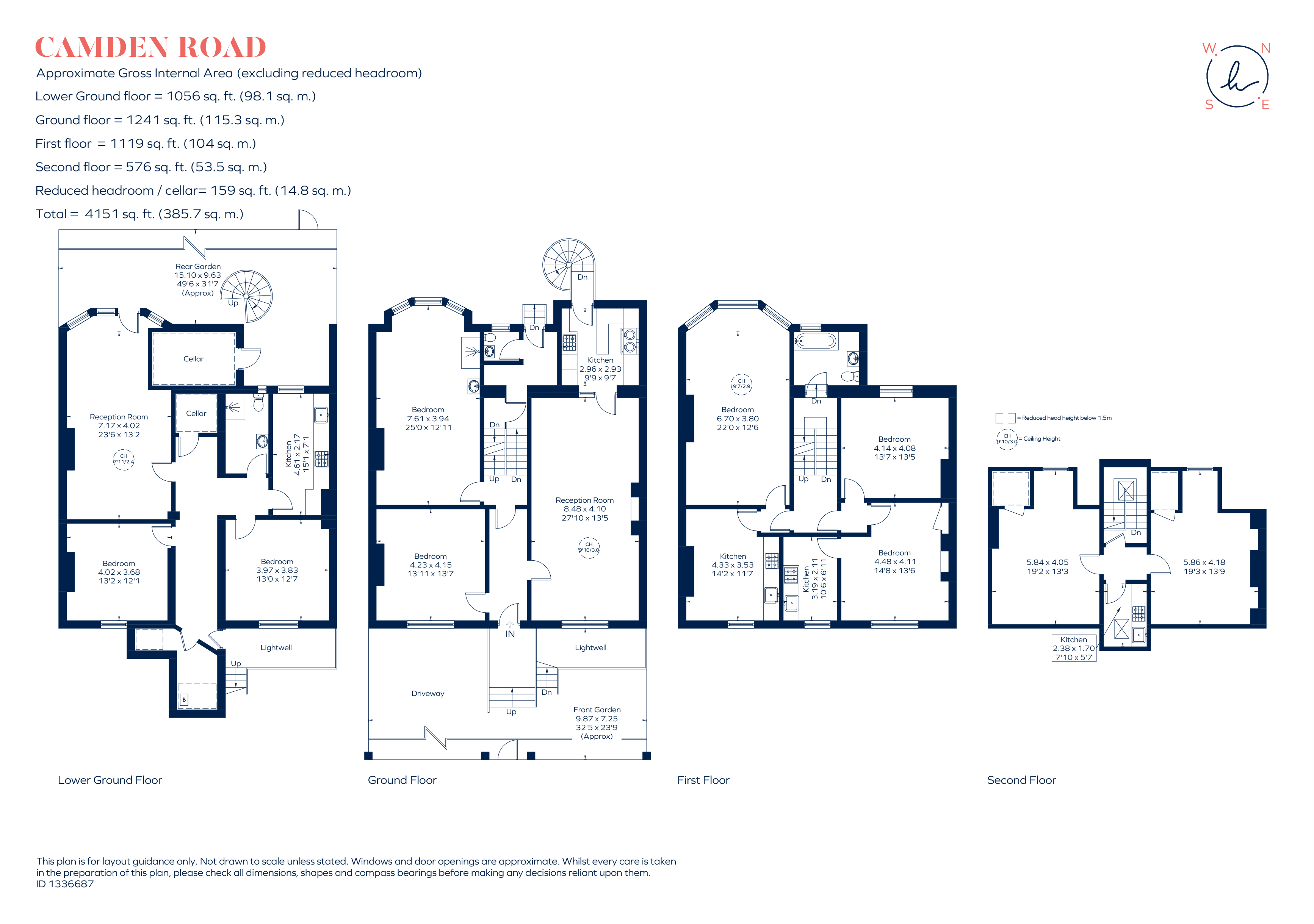 363, Camden Road, London floorplan
