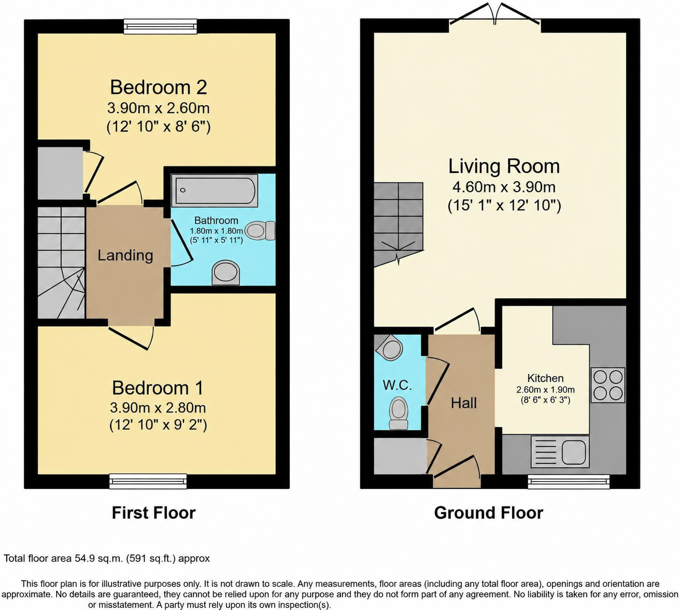 6, Carrs Mews, Barnsley floorplan