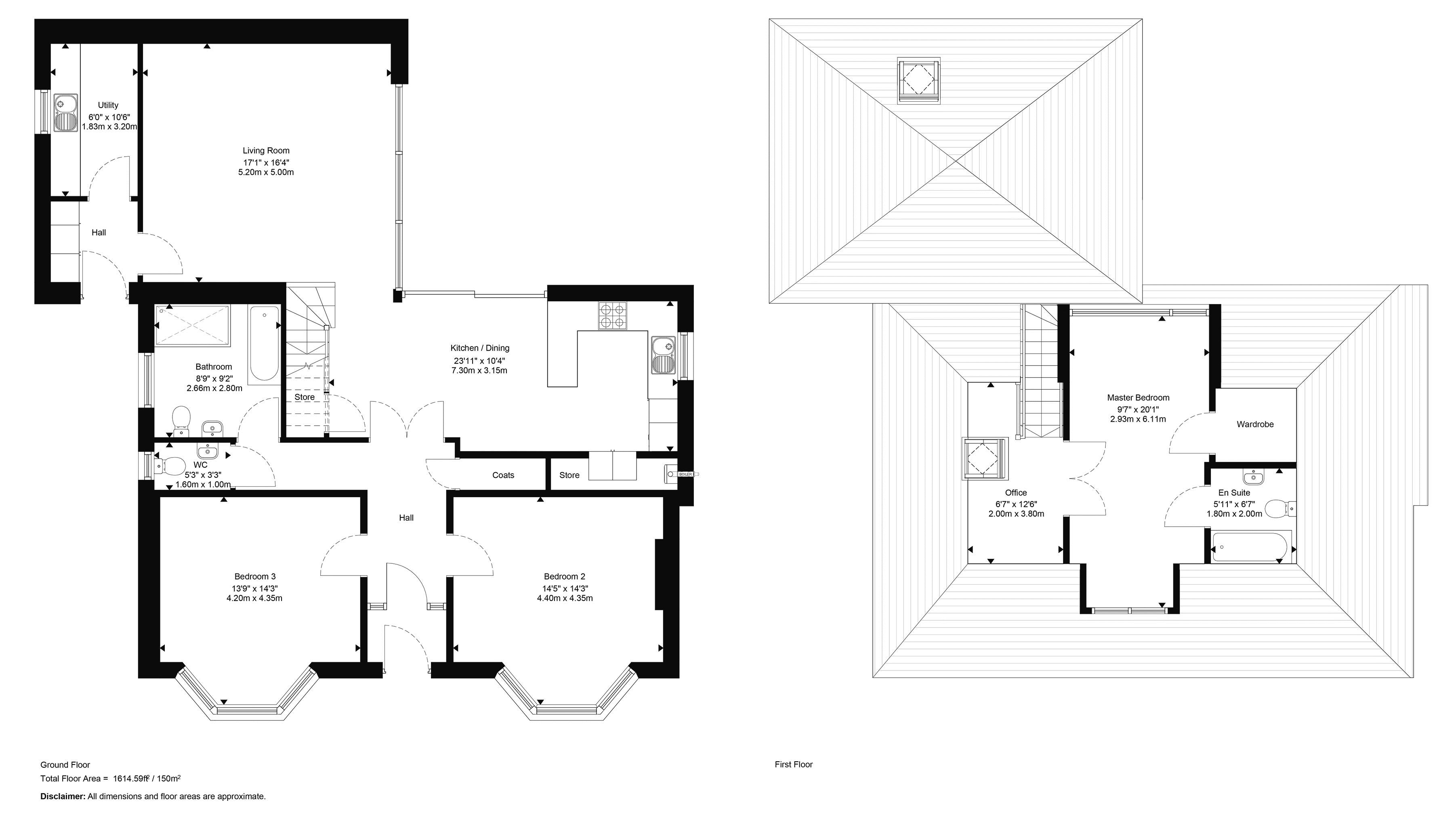 44, Edinburgh Road, Peebles floorplan
