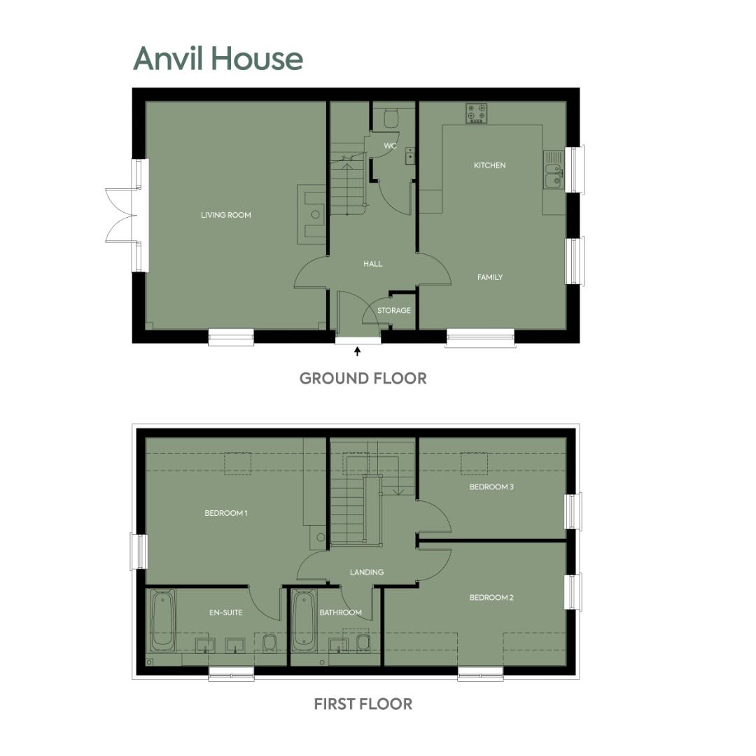 Anvil House, Old Malthouse, Langton Matravers floorplan