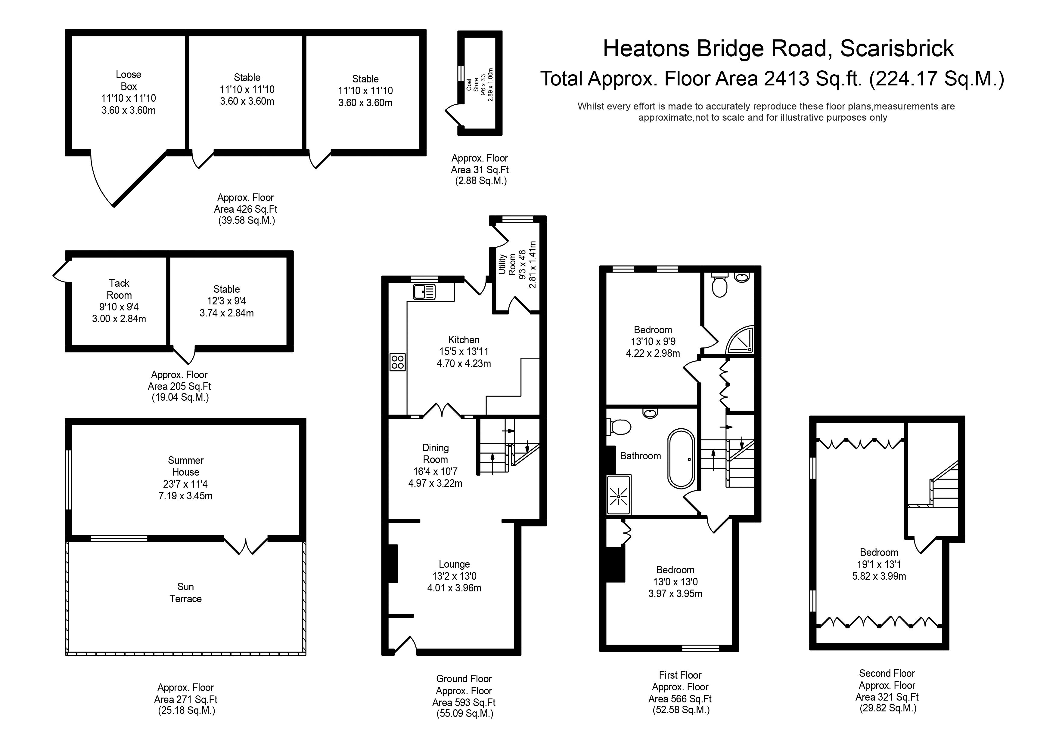 3 Bedrooms Equestrian property for sale in Heatons Bridge Road, Scarisbrick, Ormskirk L40