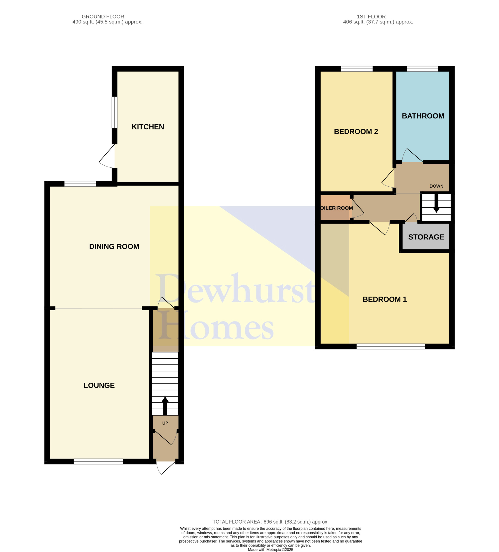 27, Ribblesdale Road, Ribchester floorplan