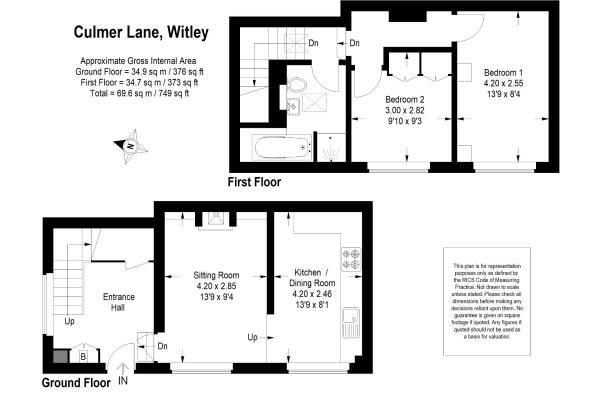 10, Rose Cottages, Wormley floorplan