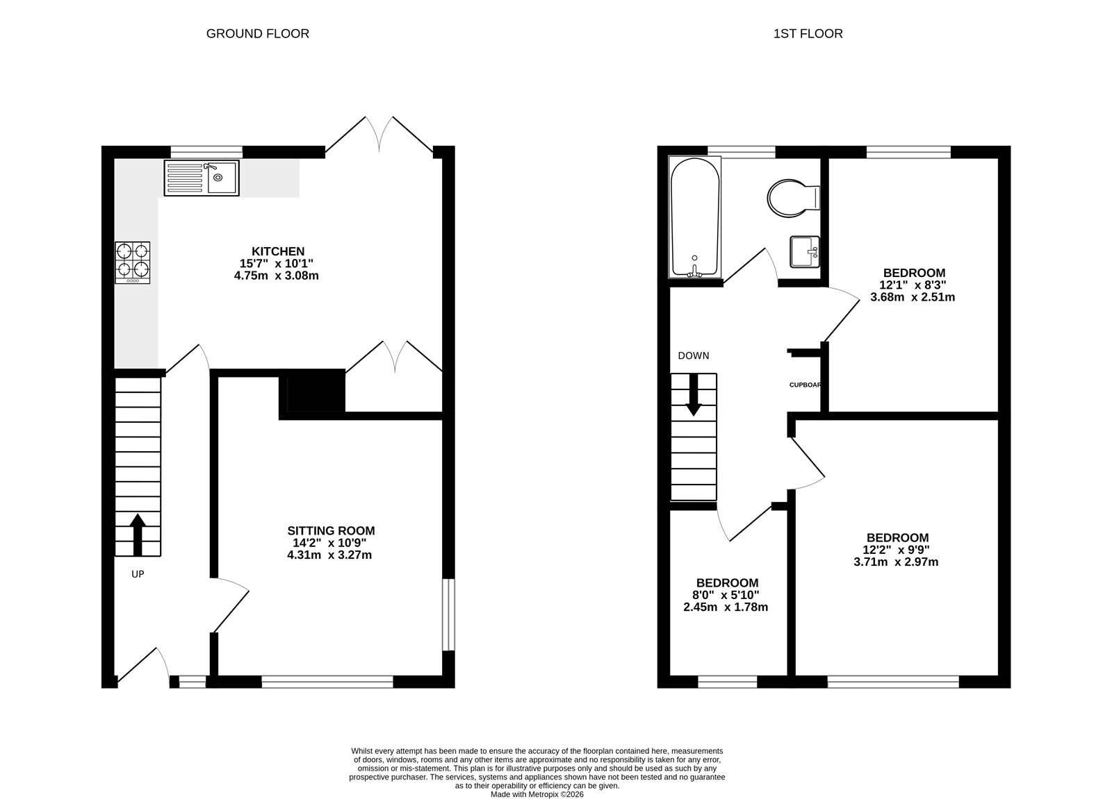 2,, Lea Way, Hampshire floorplan