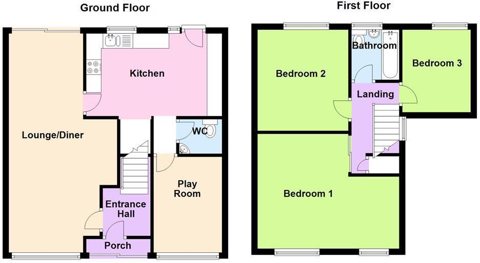 Lambourne Close, Great Wyrley WS6, 3 bedroom semidetached house for