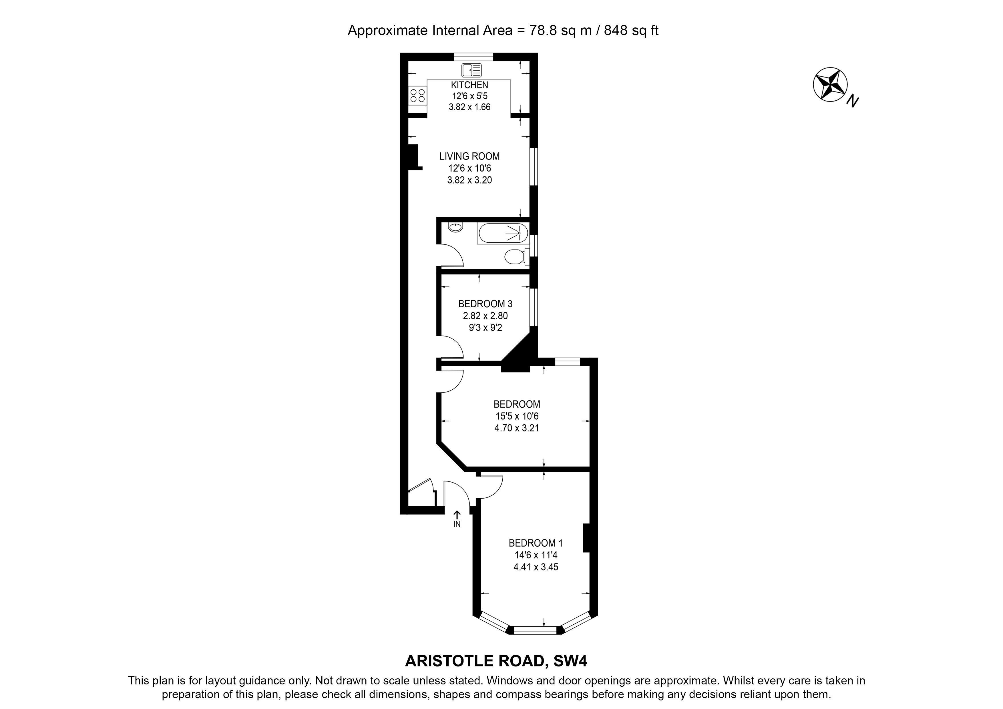 Aristotle Road, London floorplan