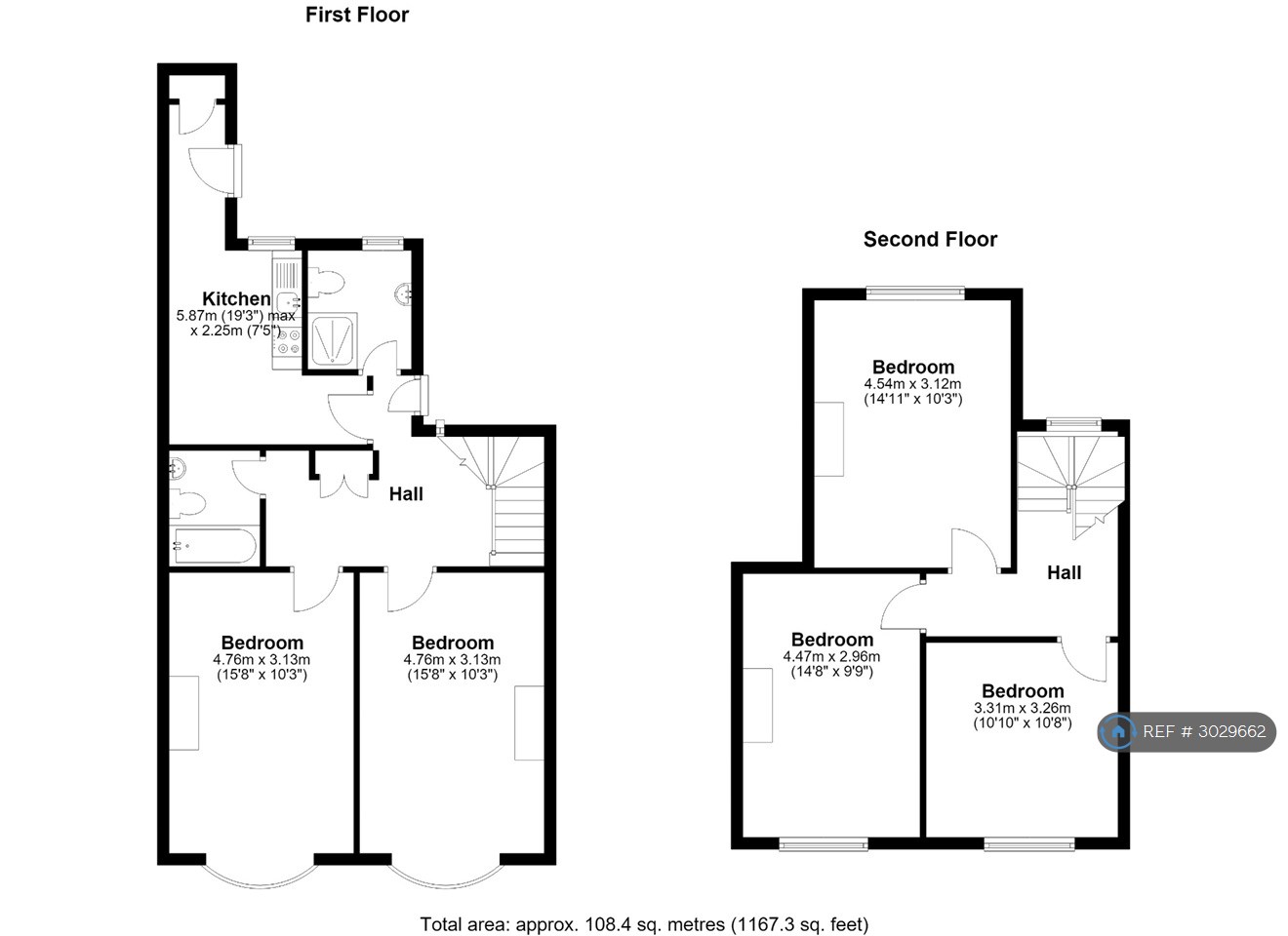 B Finchley Lane, Hendon floorplan