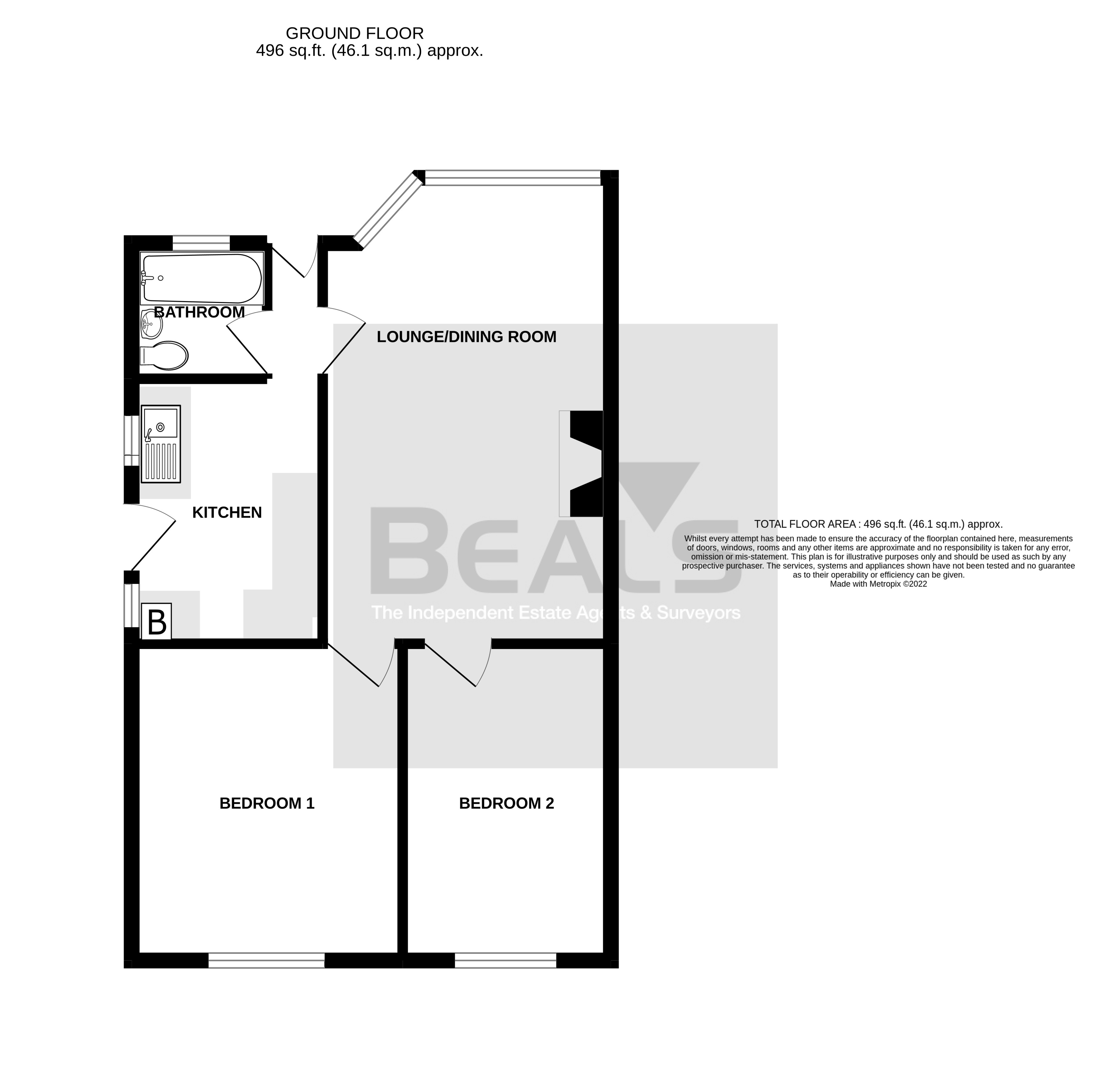 Dunkeld Road, Gosport PO12, 2 bedroom semidetached bungalow for sale