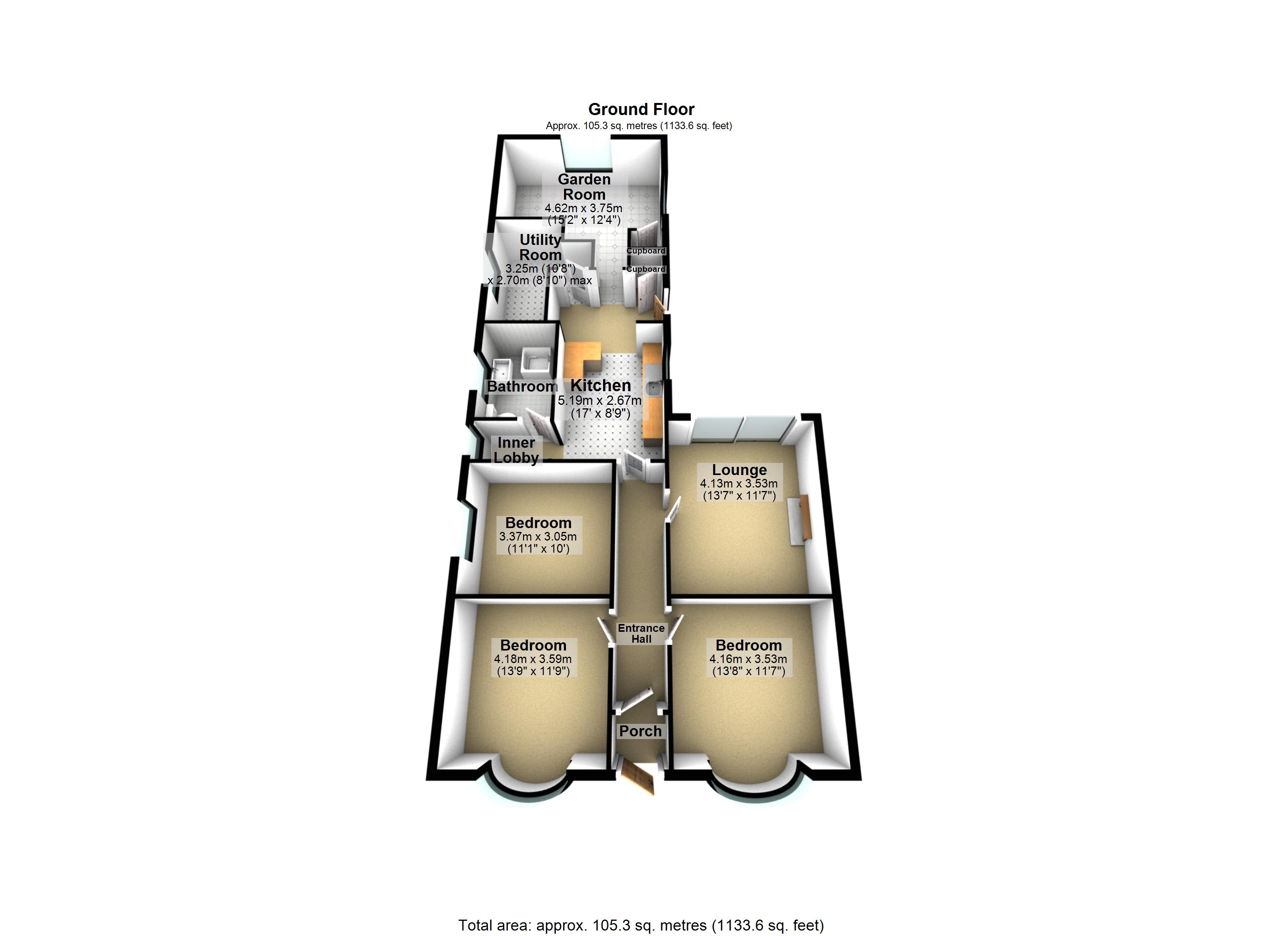 Quiet Corner,, Estuary Road, Ipswich floorplan