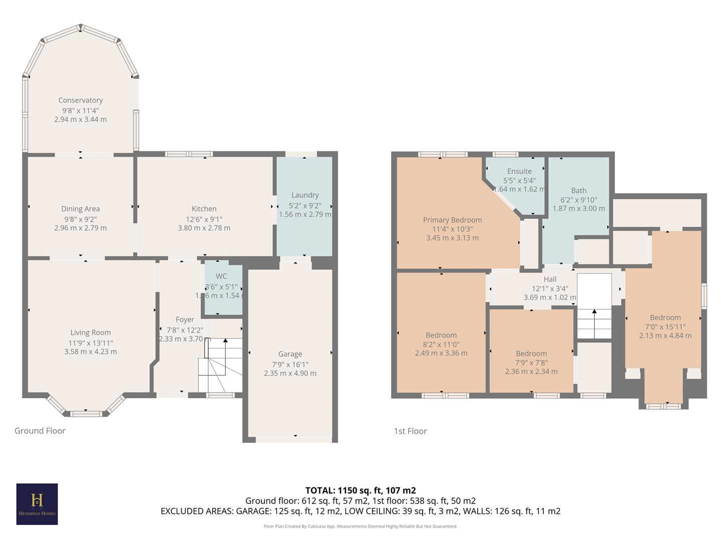 14, Strathkelvin Lane, Glasgow floorplan