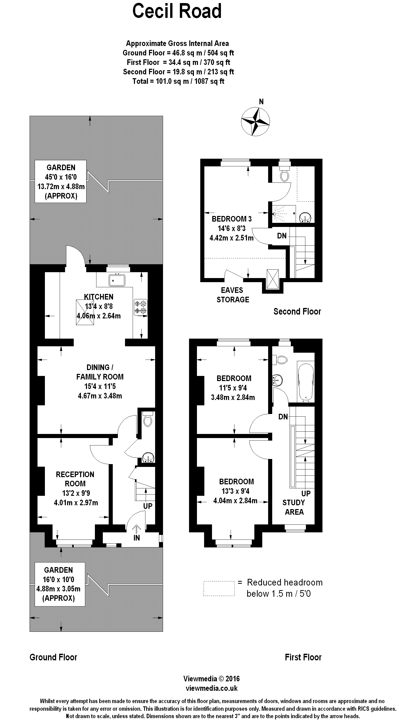Cecil Road, Wimbledon SW19, 3 bedroom terraced house for sale