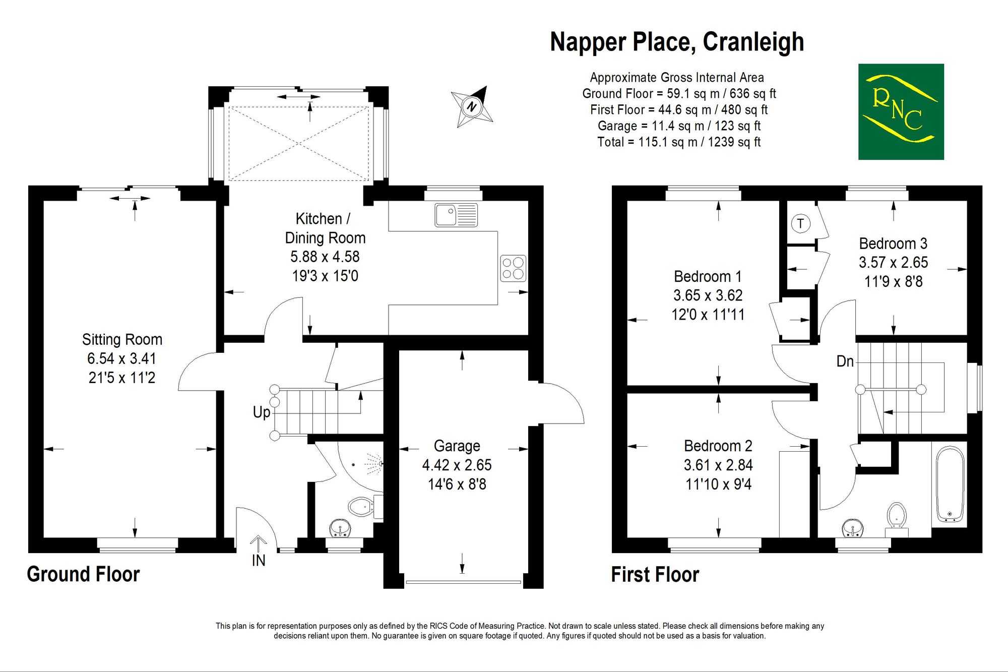 9 Napper Place, Cranleigh floorplan