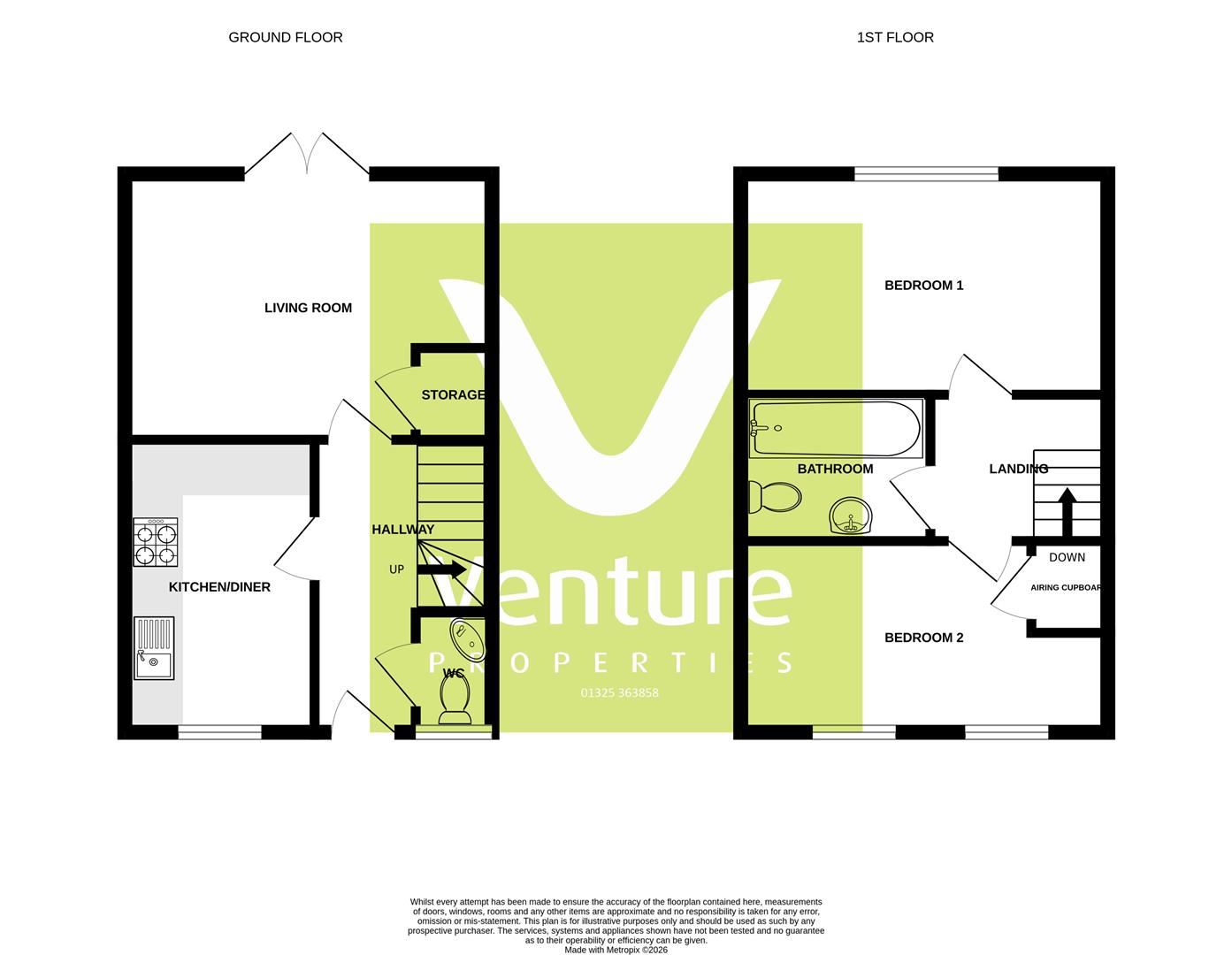 70, Burnet Drive, Darlington floorplan